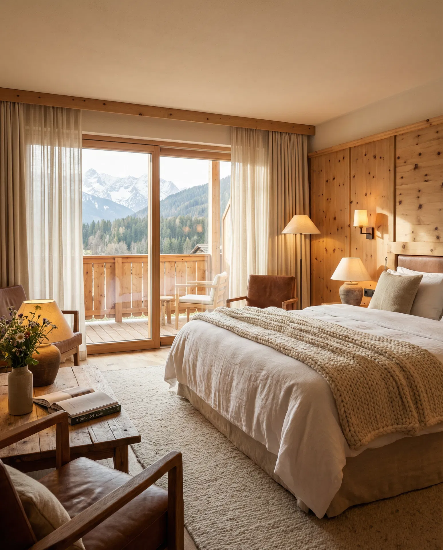 Alpine Suite mit Balkon