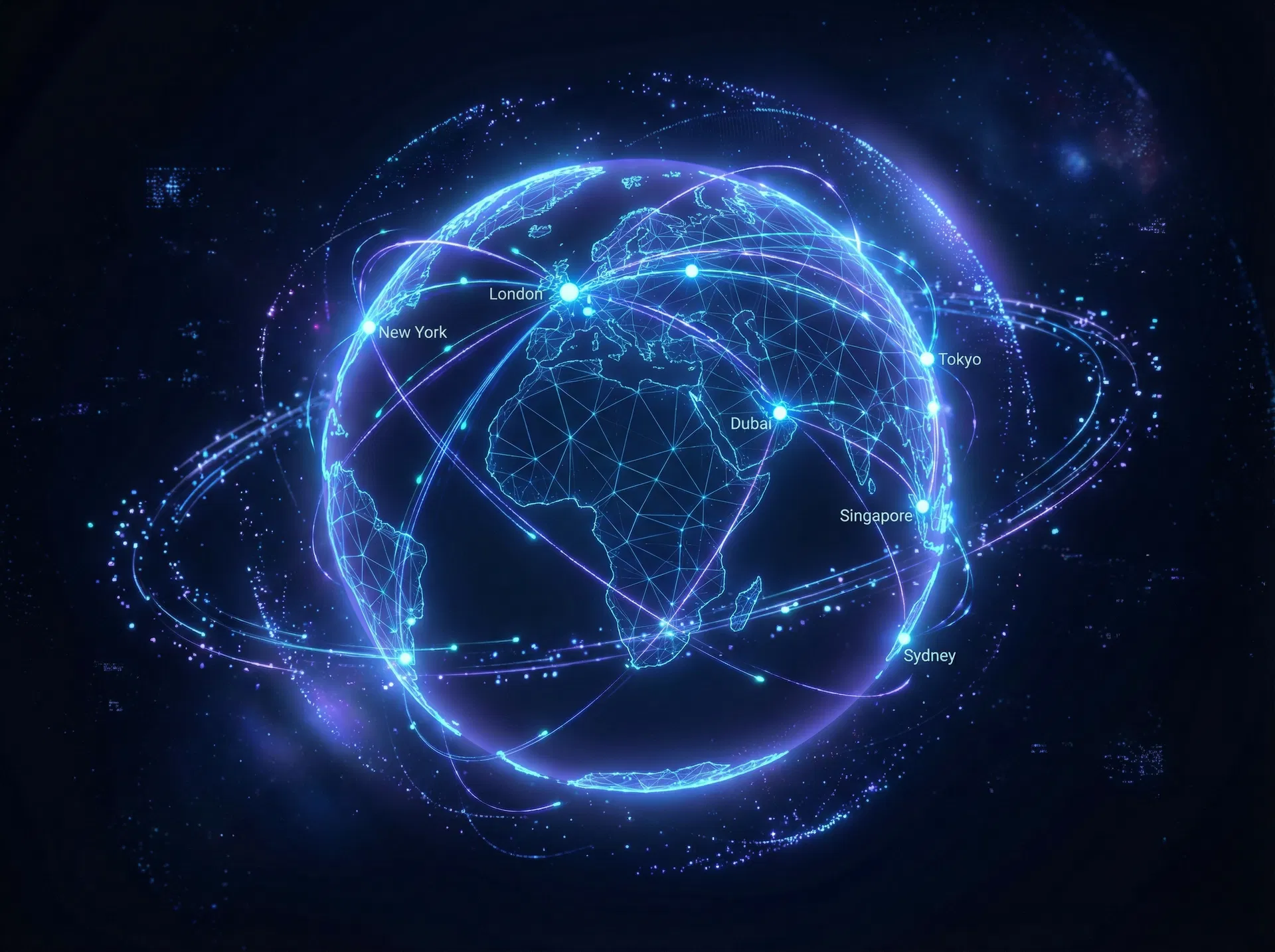 Global travel network