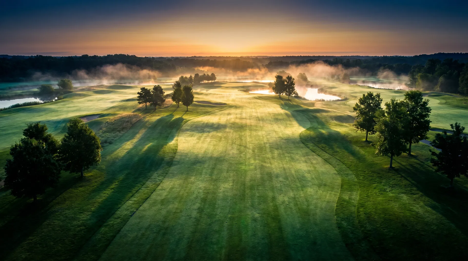 Golf Course at Sunrise