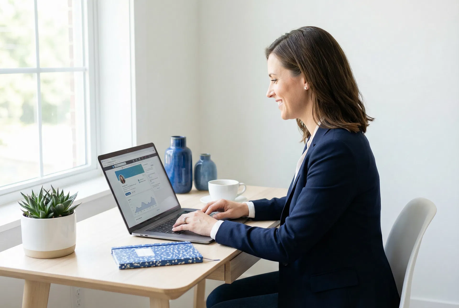 Selbstständige arbeiten mit LinkedIn