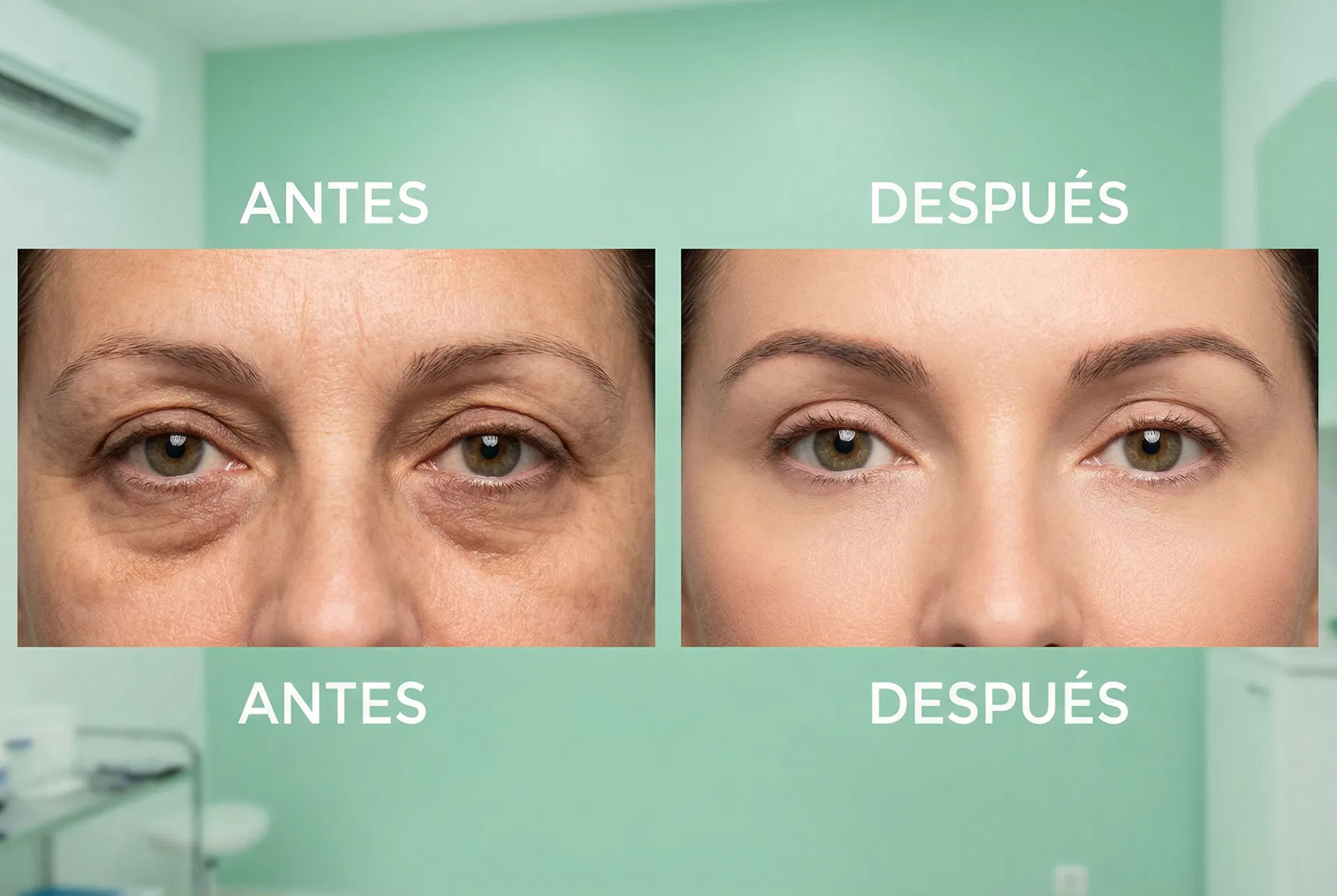 Antes - Contorno de ojos