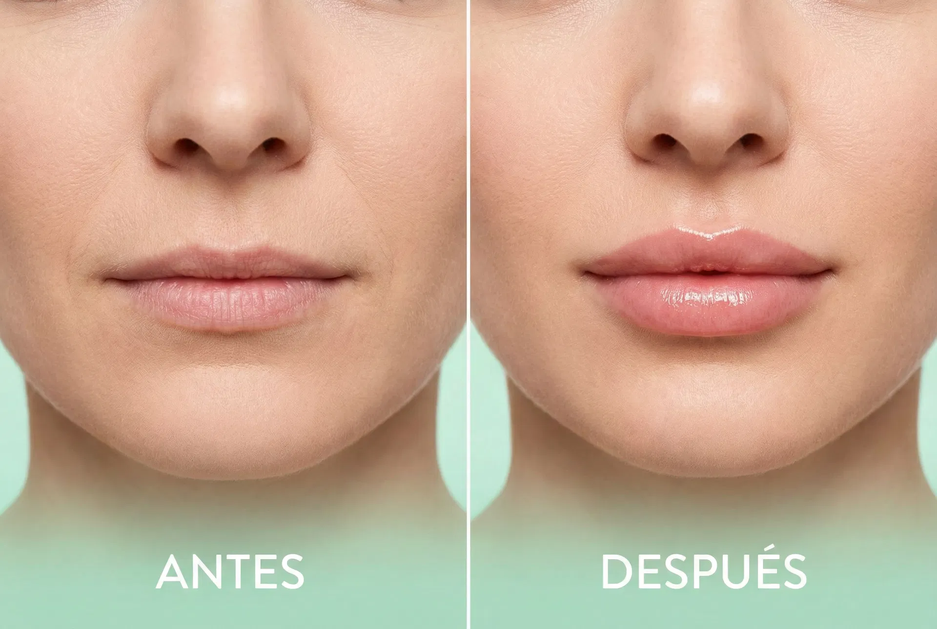 Antes - Labios