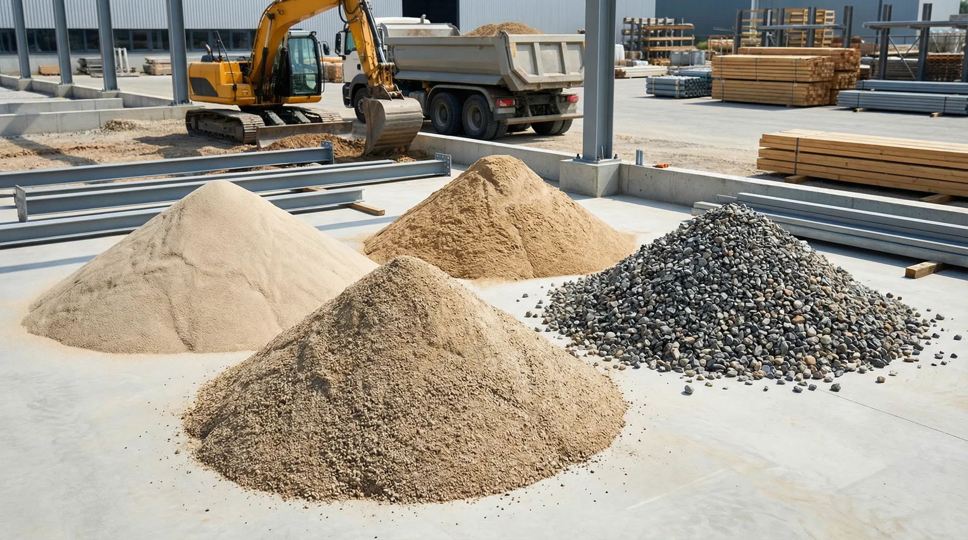 Areia e Brita de Qualidade Premium