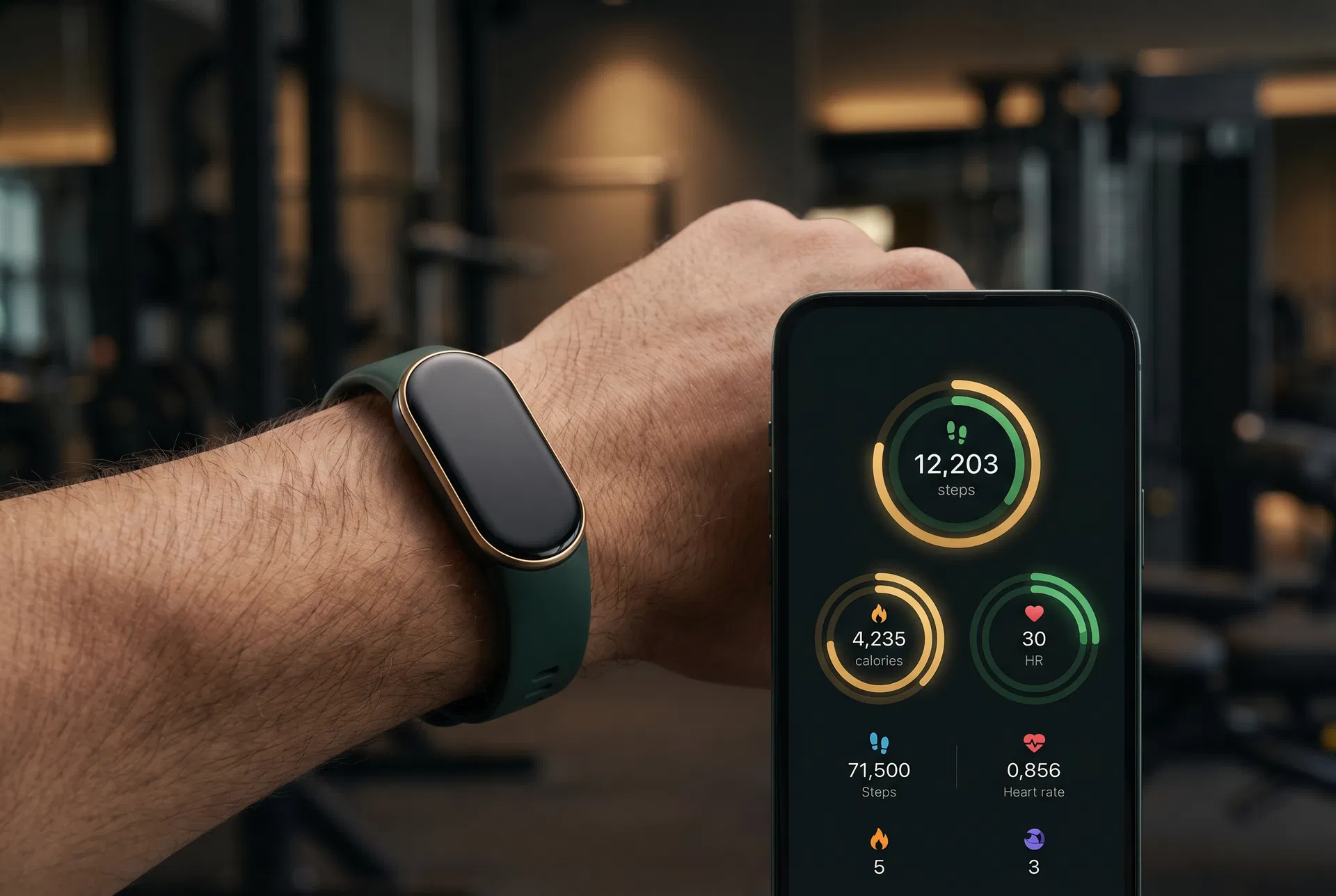 Fitness tracker and dashboard