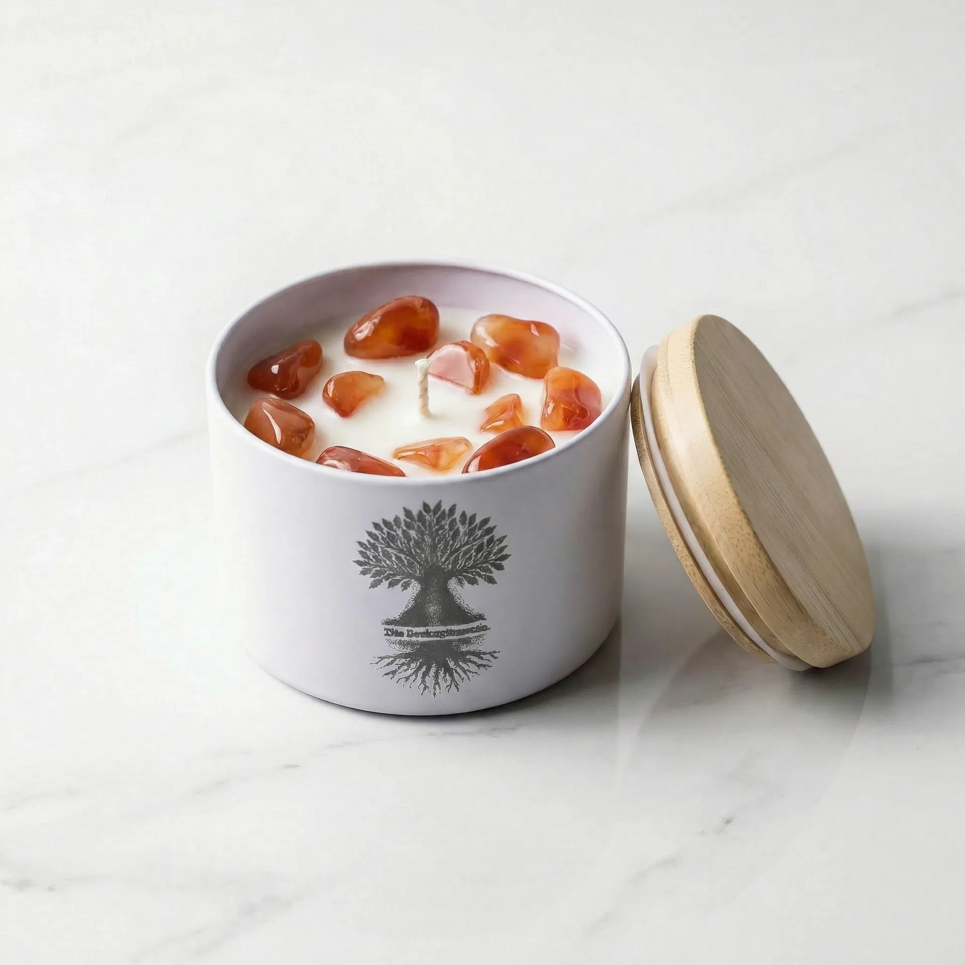 Meditationskerze – Carneol