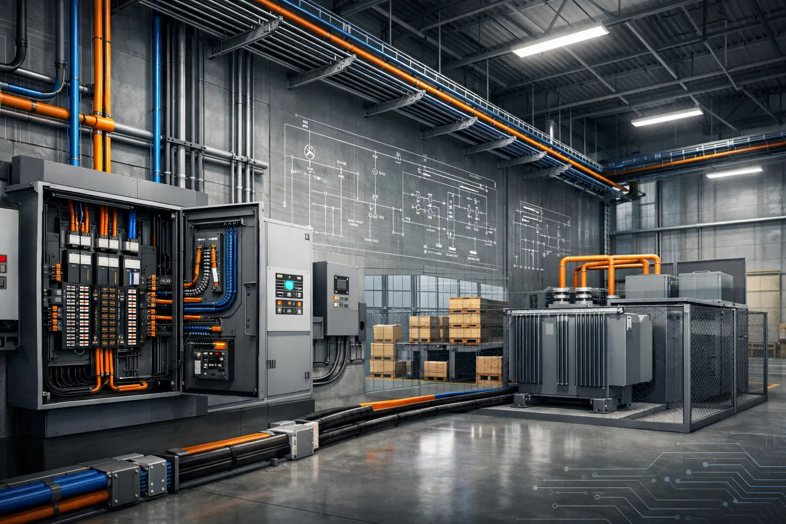 Galpão Comercial — Projeto Elétrico
