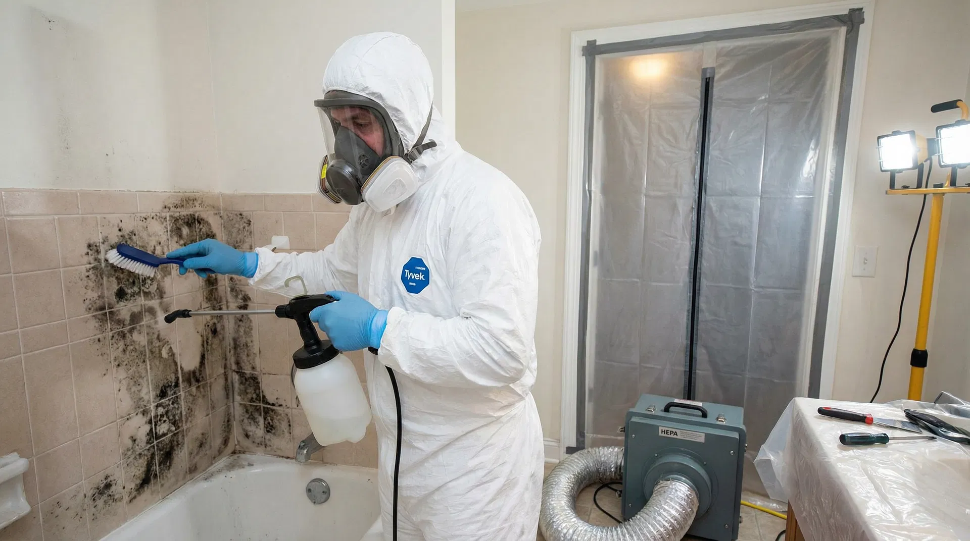 Mold remediation services in Merced