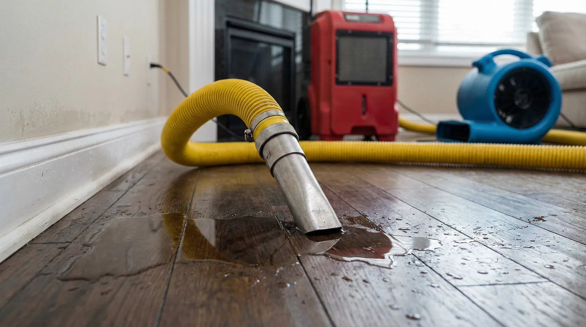Water damage restoration services in Merced