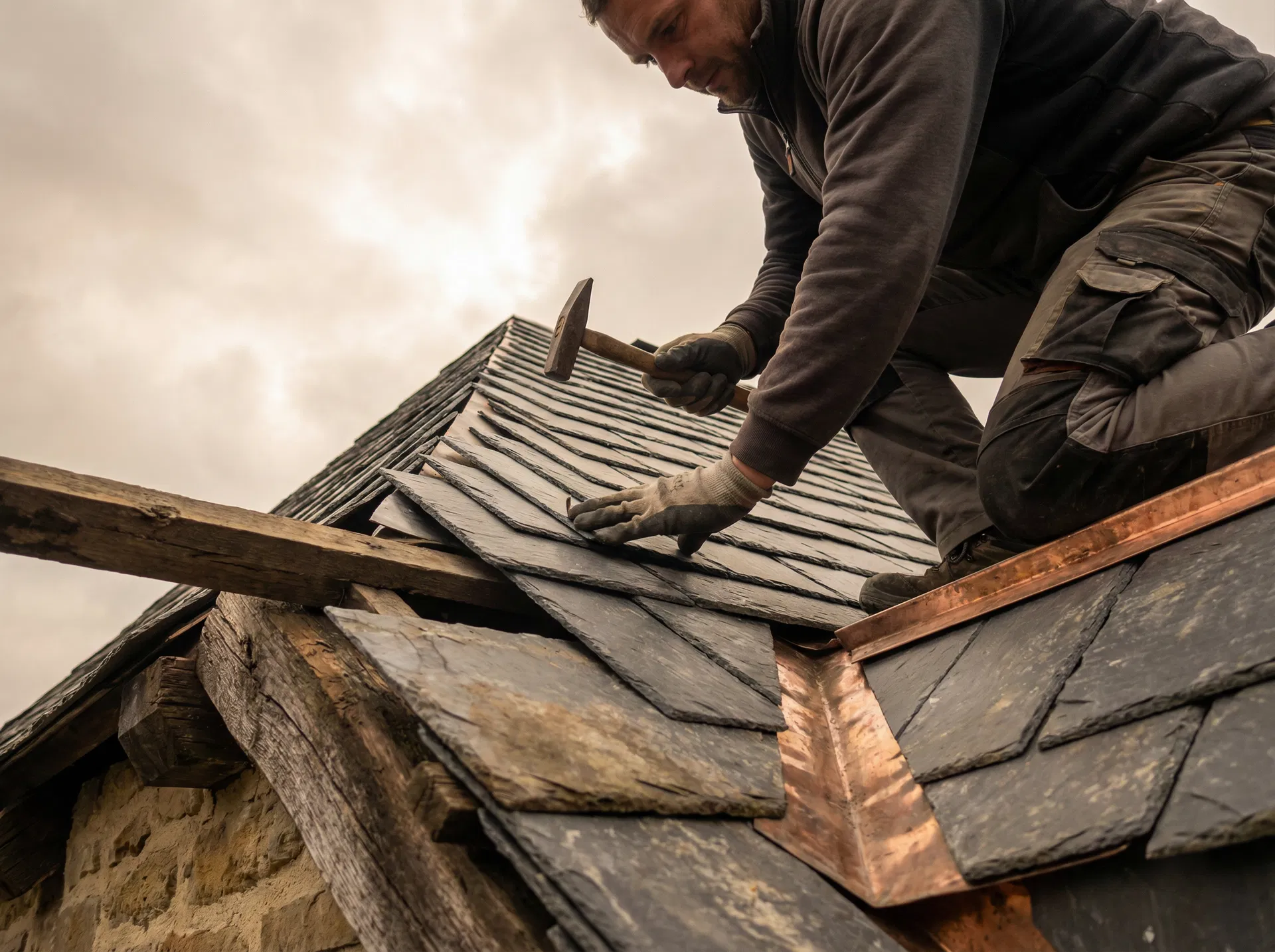 Travaux de couverture & zinguerie