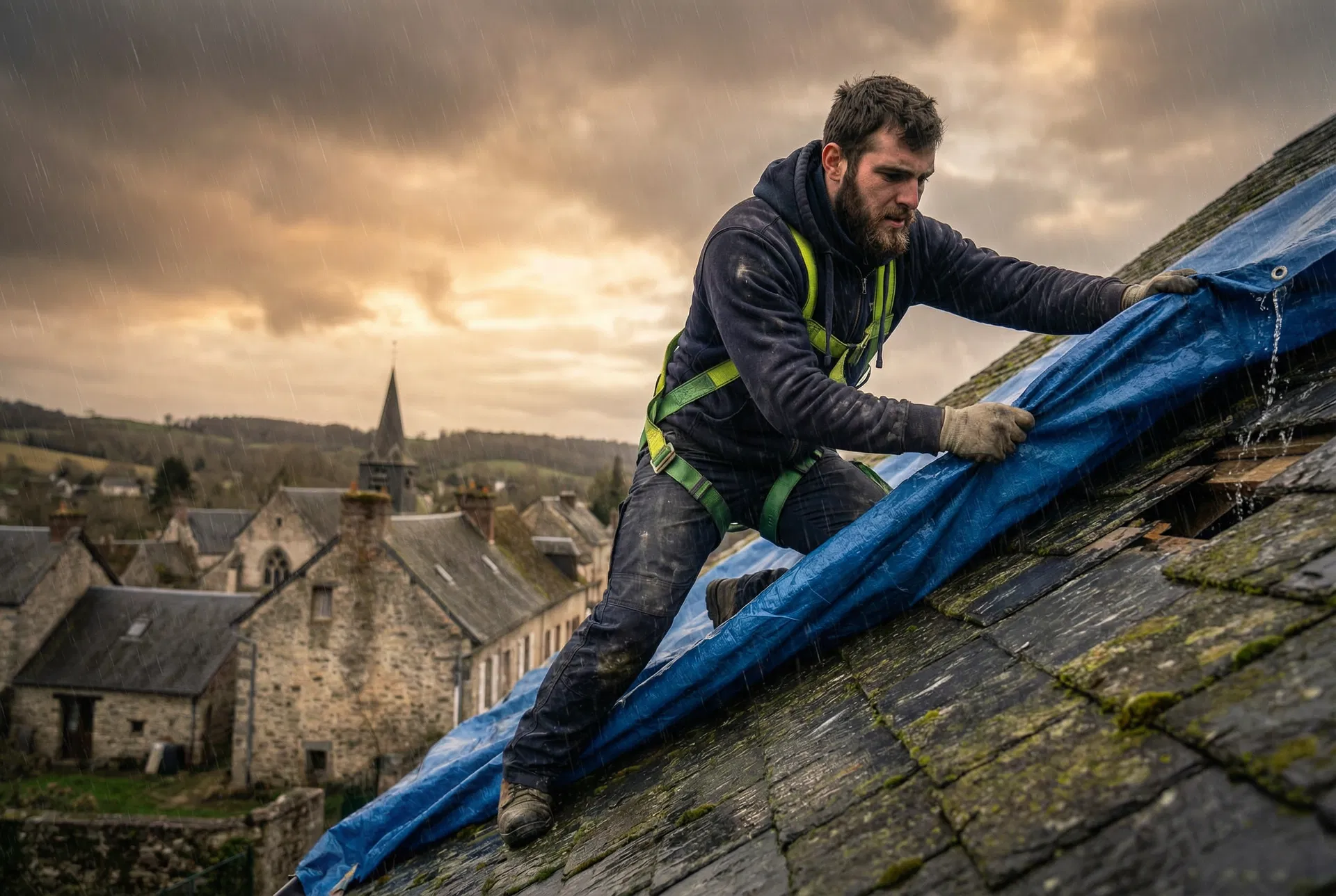 Urgence fuite de toiture