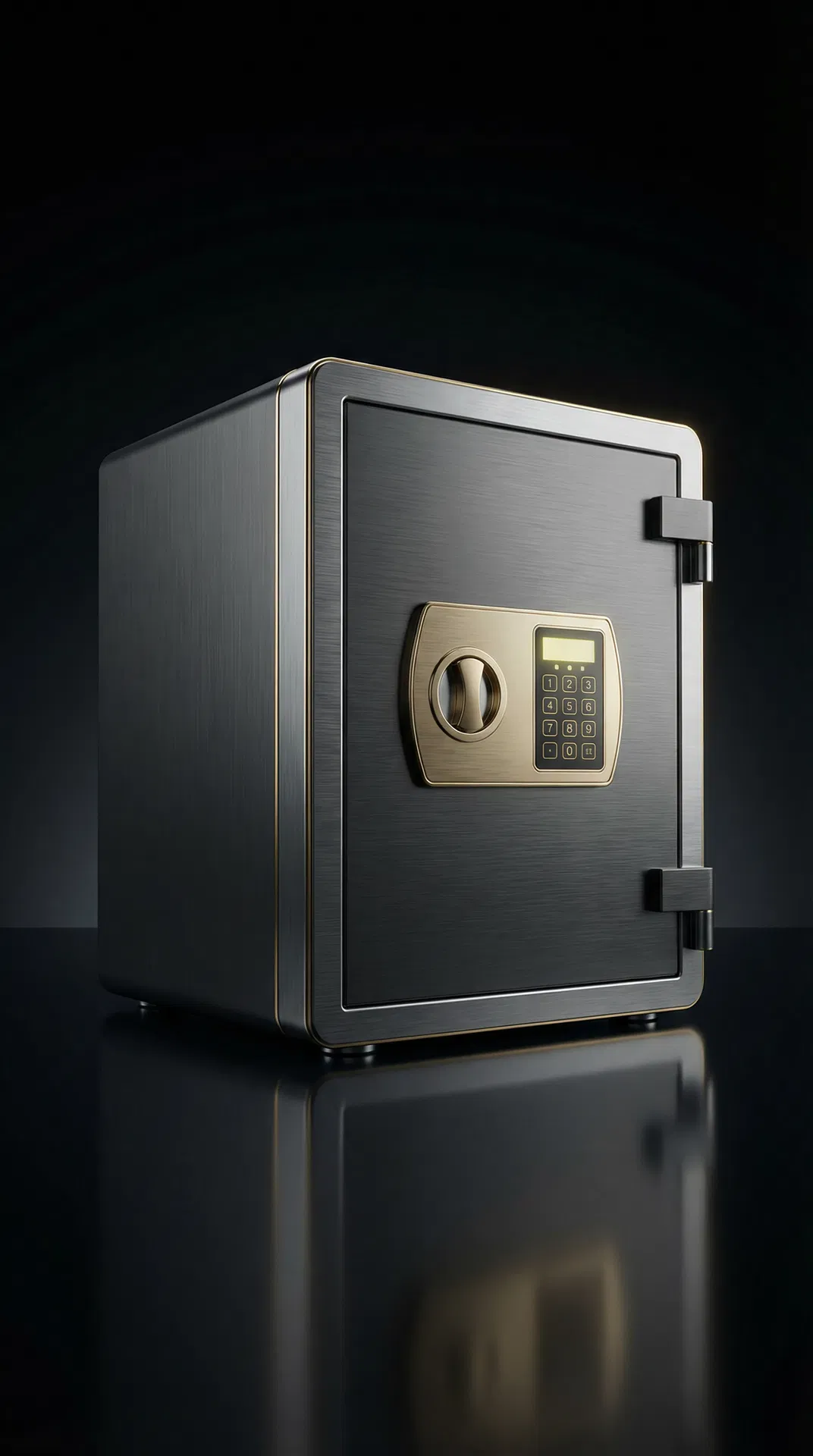 Premium Safe with Gold Hardware