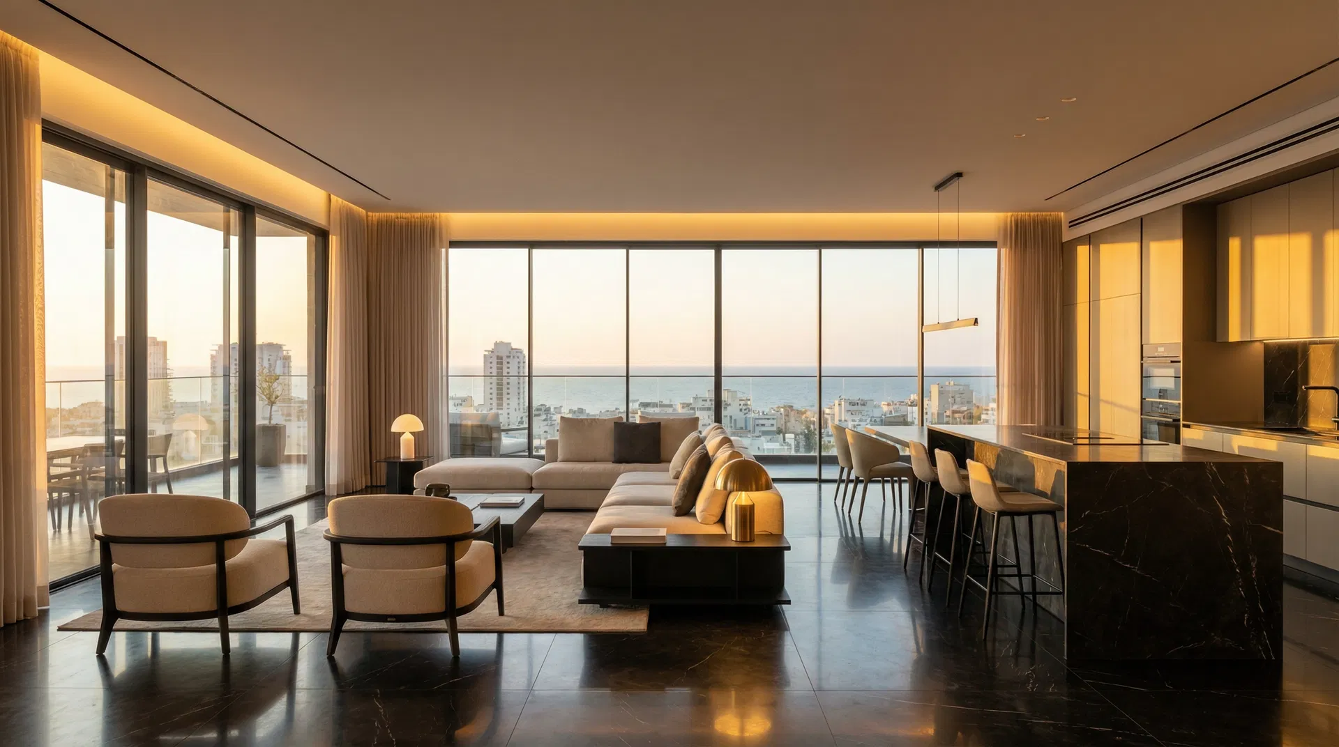 פרויקט נדל״ן יוקרתי – רקע סקשן יצירת קשר