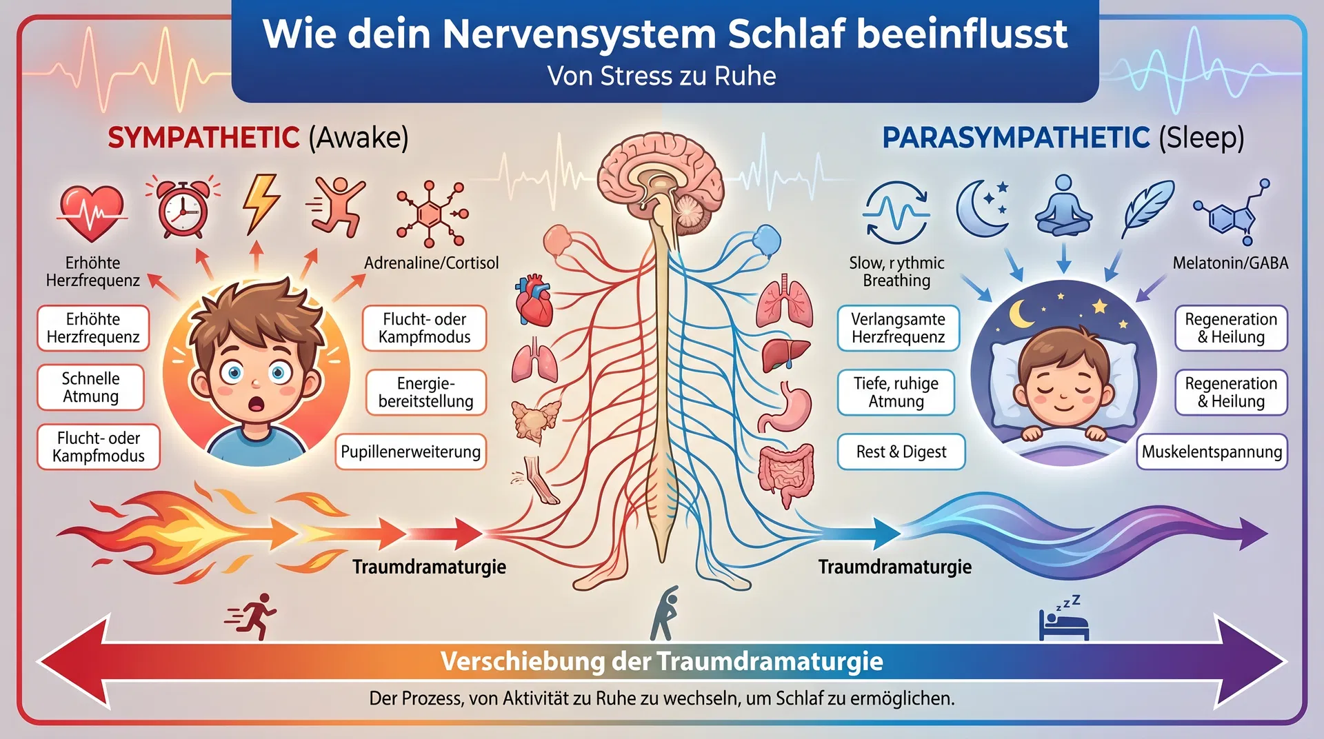 Nervensystem und Schlaf