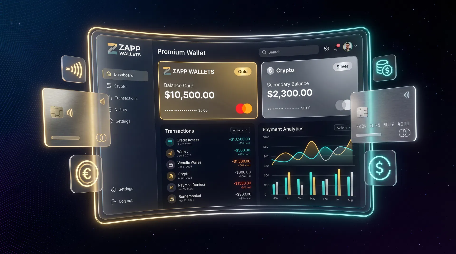 Zapp Wallets Dashboard