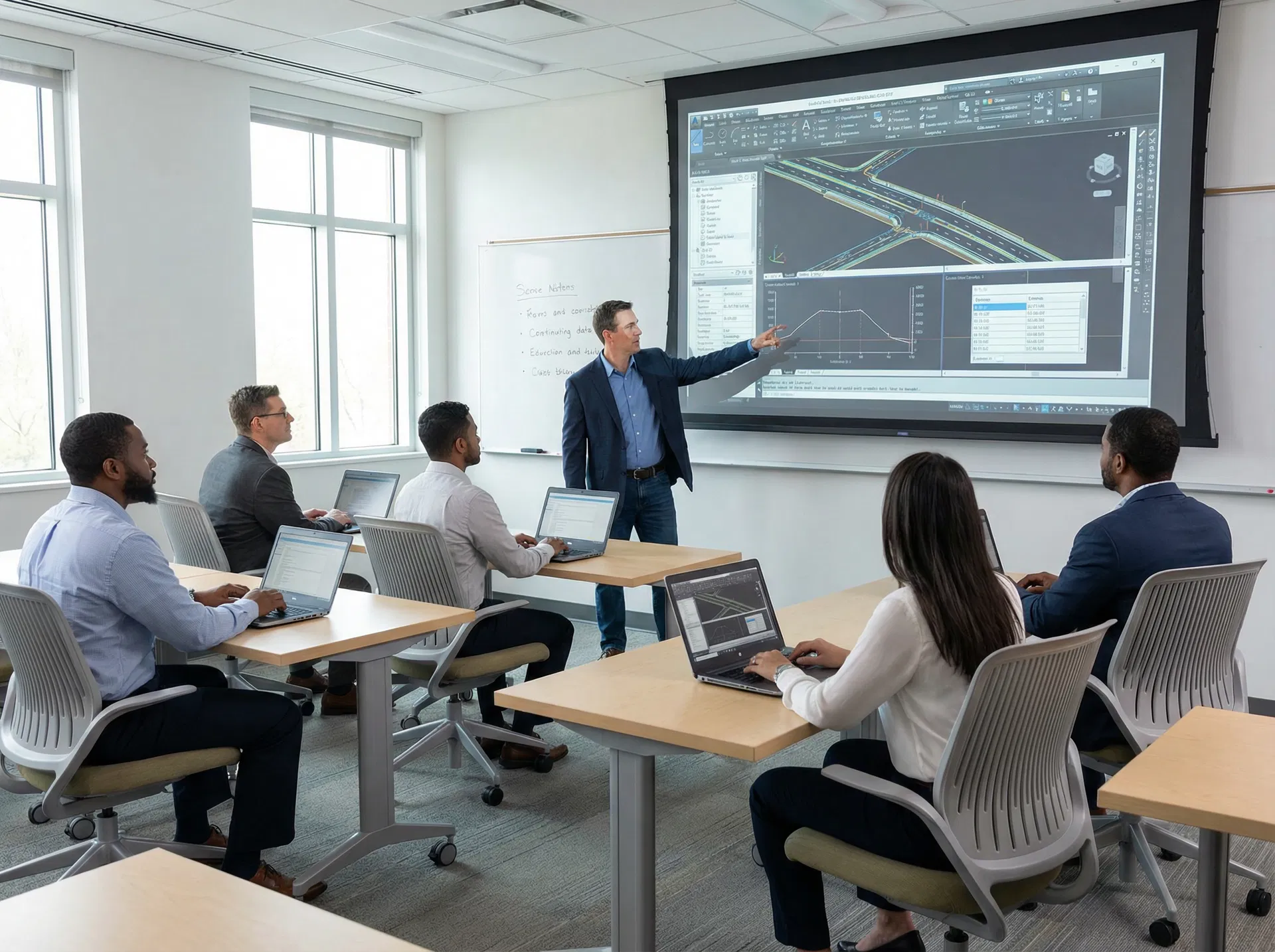 Civil 3D training session