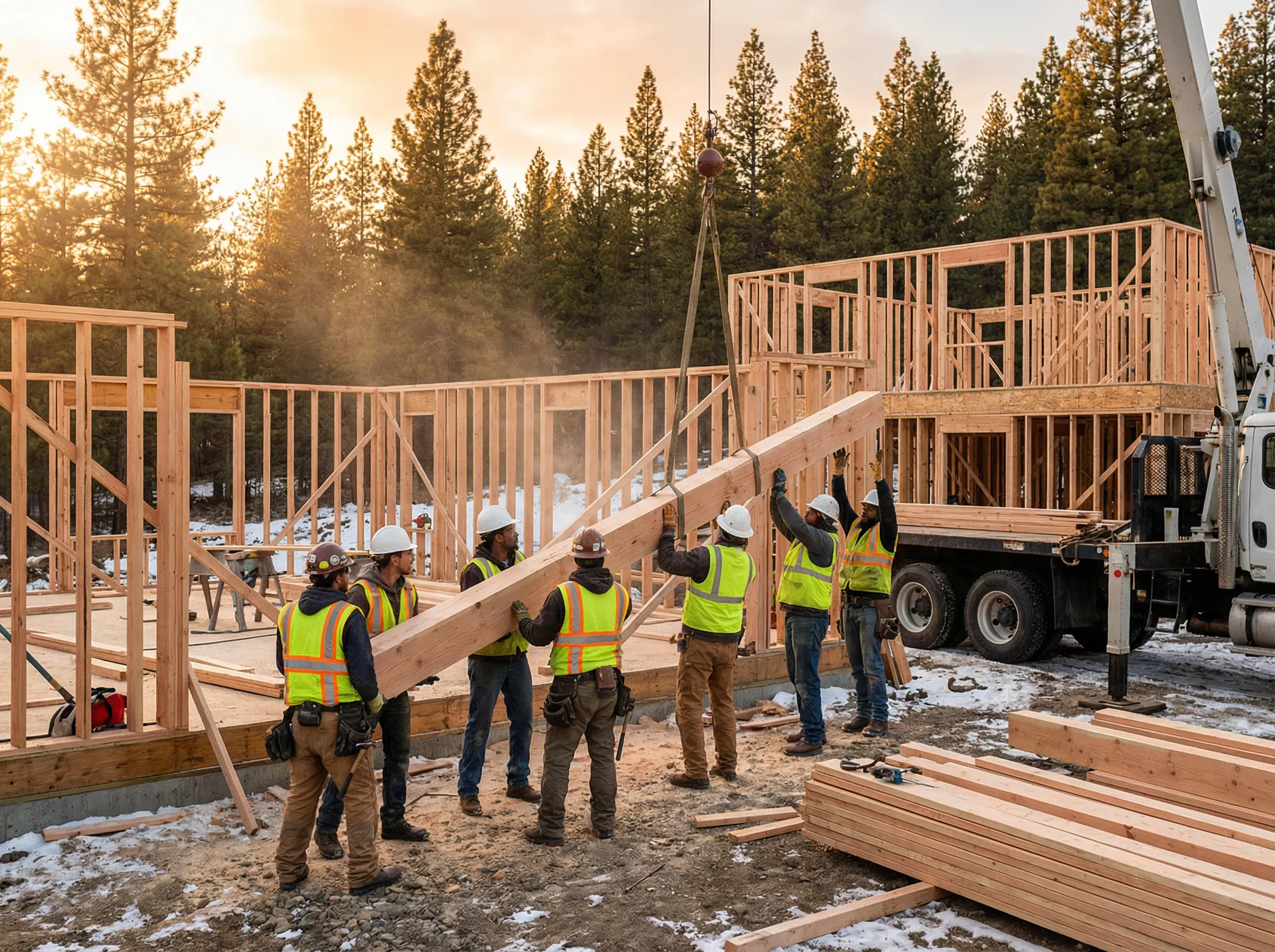 Up North Construction team at work