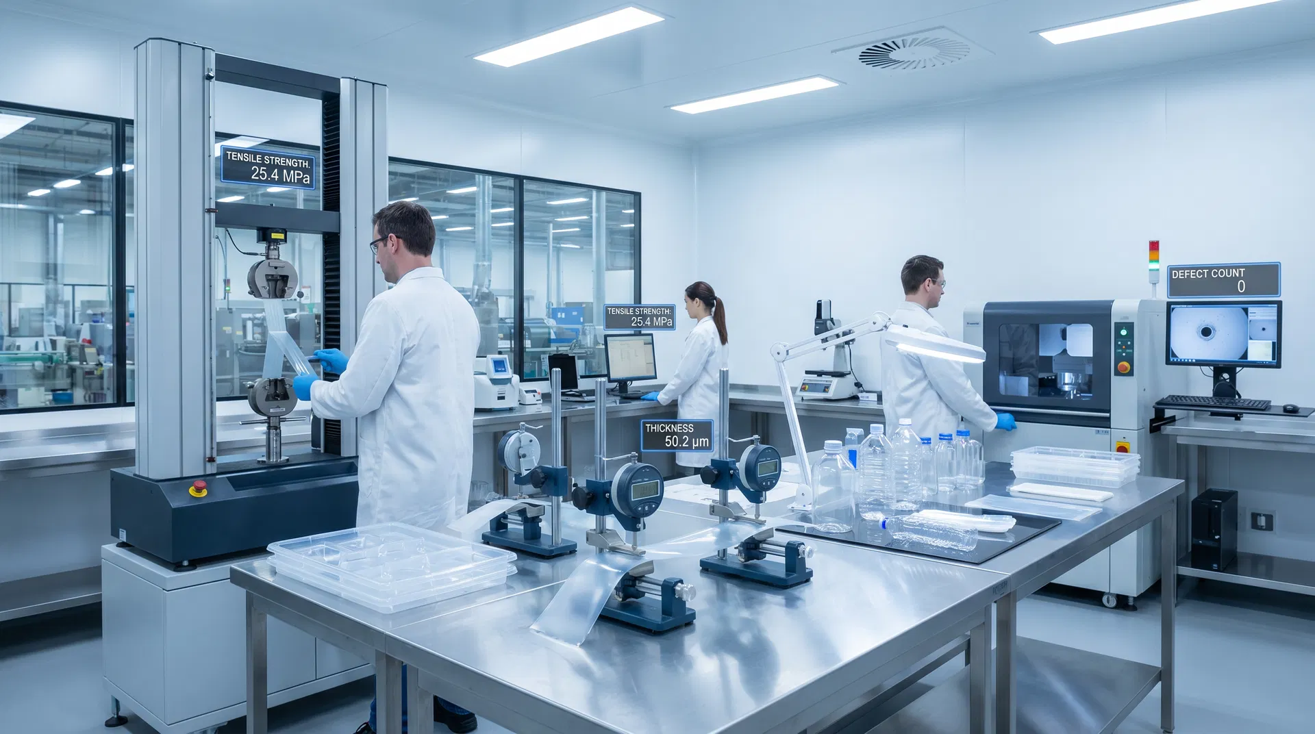 DSAM quality control and testing