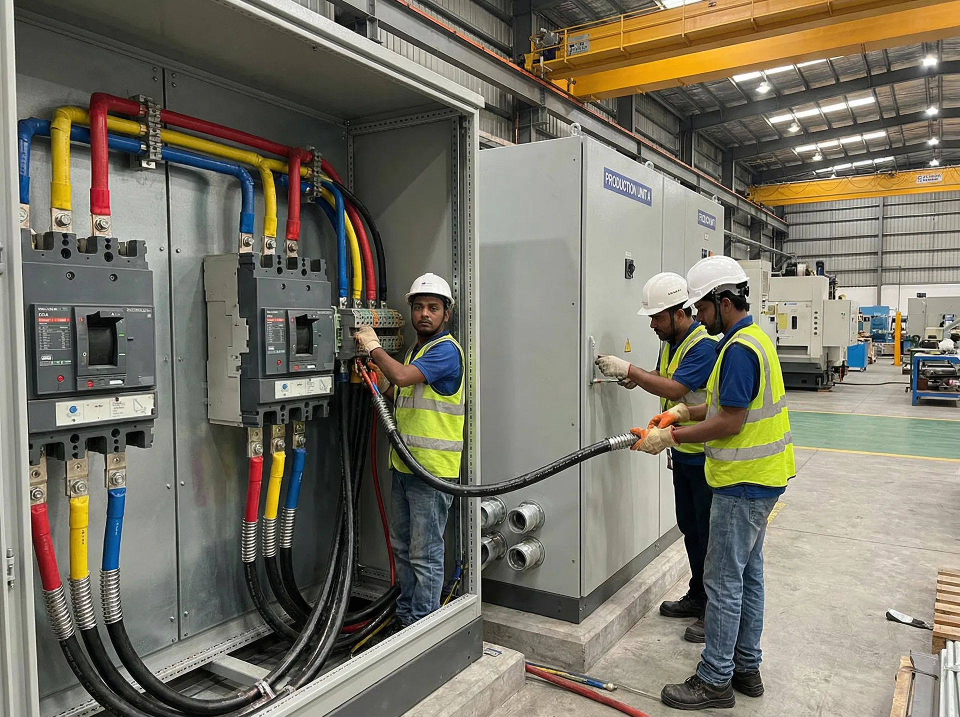 Industrial Machinery Hookup