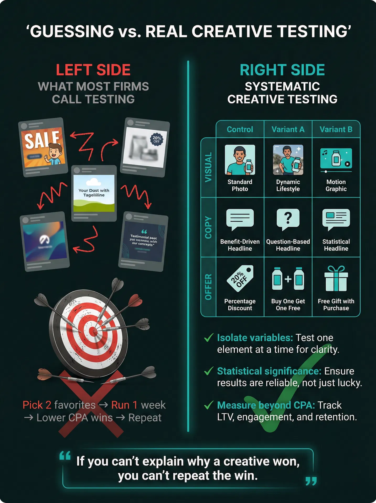 Guessing vs. Real Creative Testing