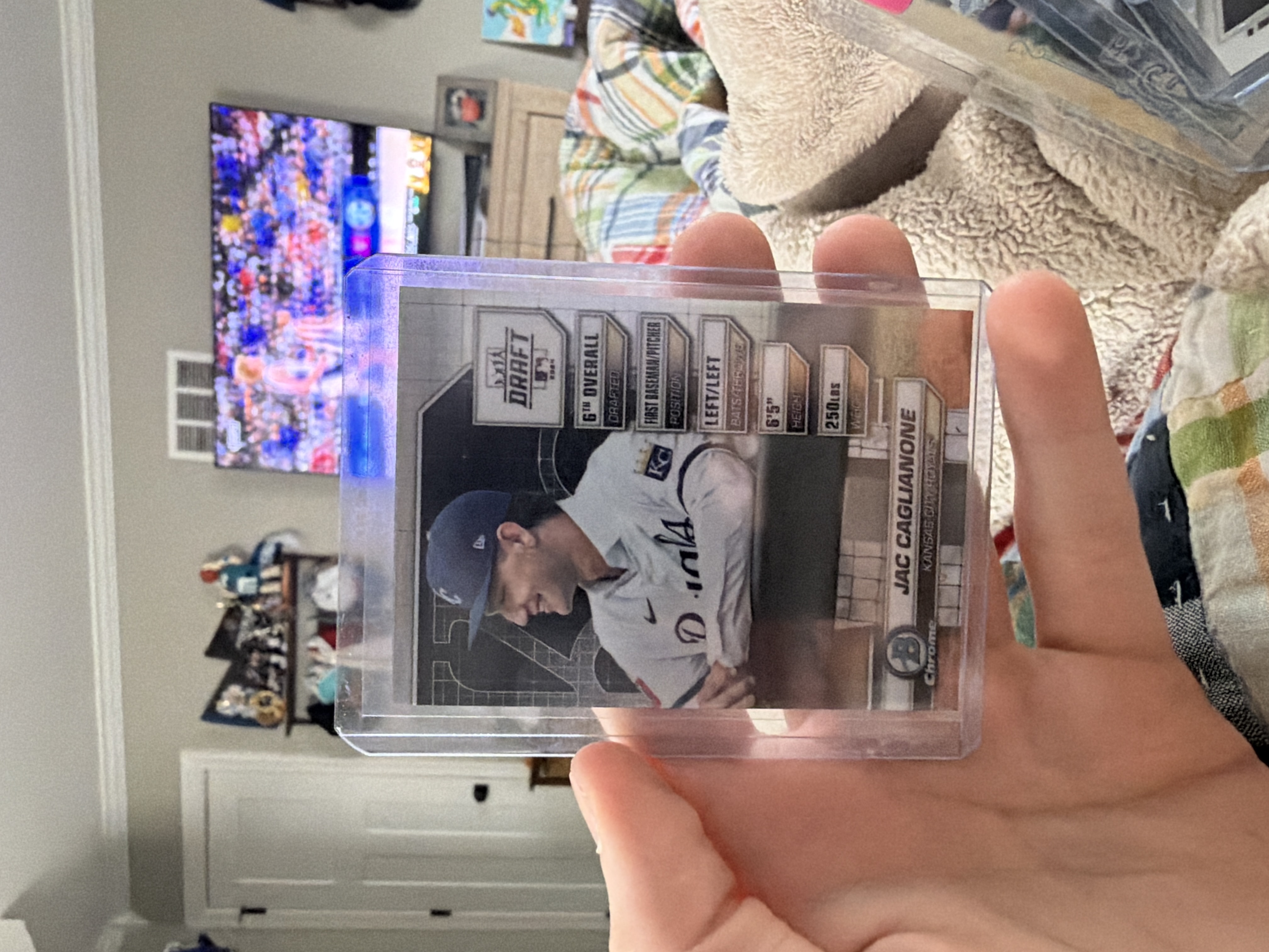 Jac Caglianone 2021 Bowman Draft Chrome Base - Trading Card Image