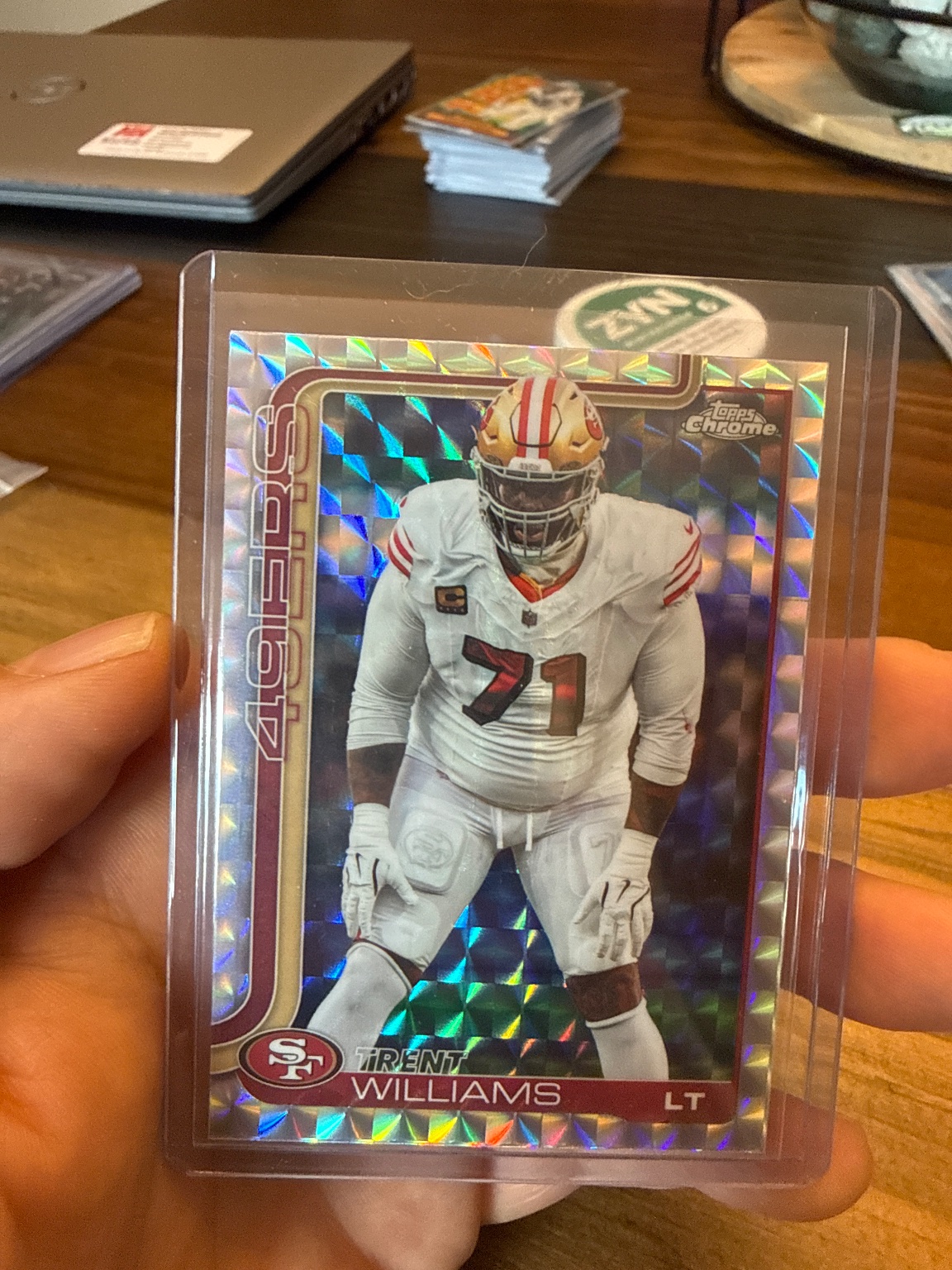 Trent Williams - X-Fractor X-Fractor - Trading Card Image
