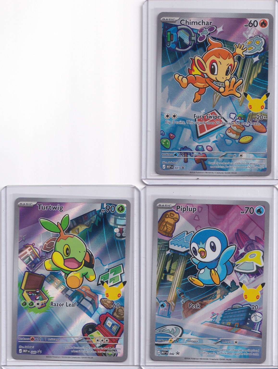 Chimchar Holo - Trading Card Image