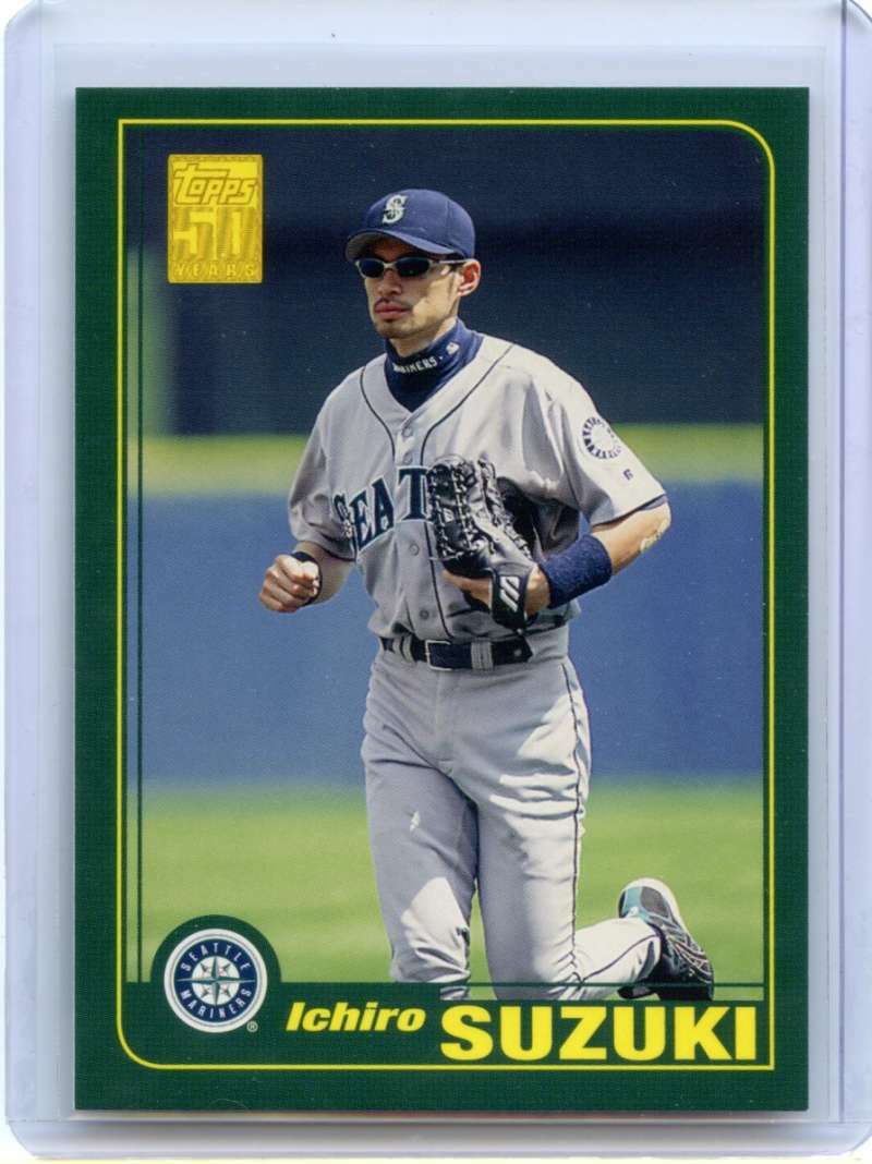 Ichiro Suzuki 2001 Topps Chrome Traded & Rookies #T247 Base - Trading Card Image