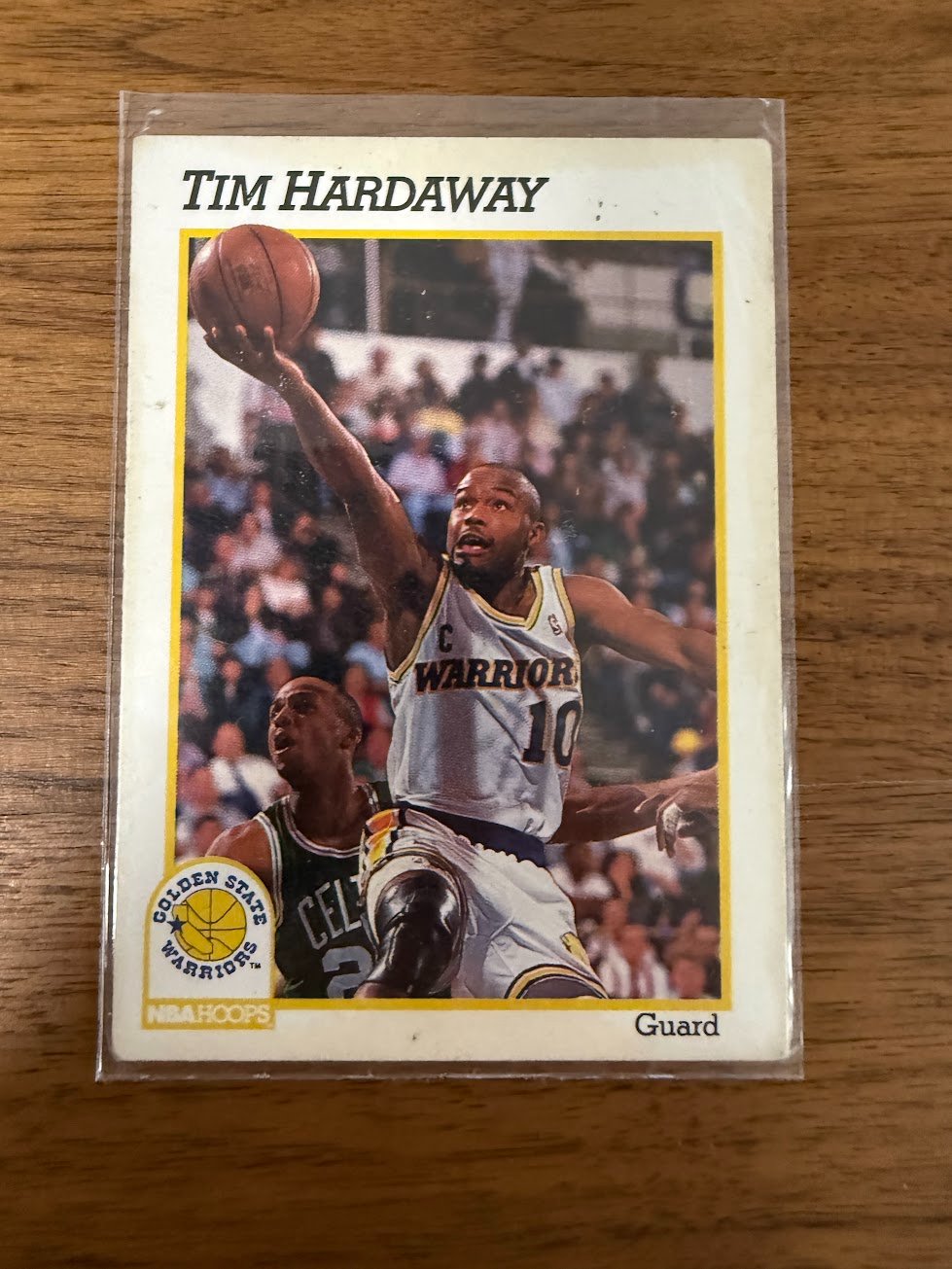 Tim Hardaway 1990-91 NBA Hoops Rookie Card Base - Trading Card Image