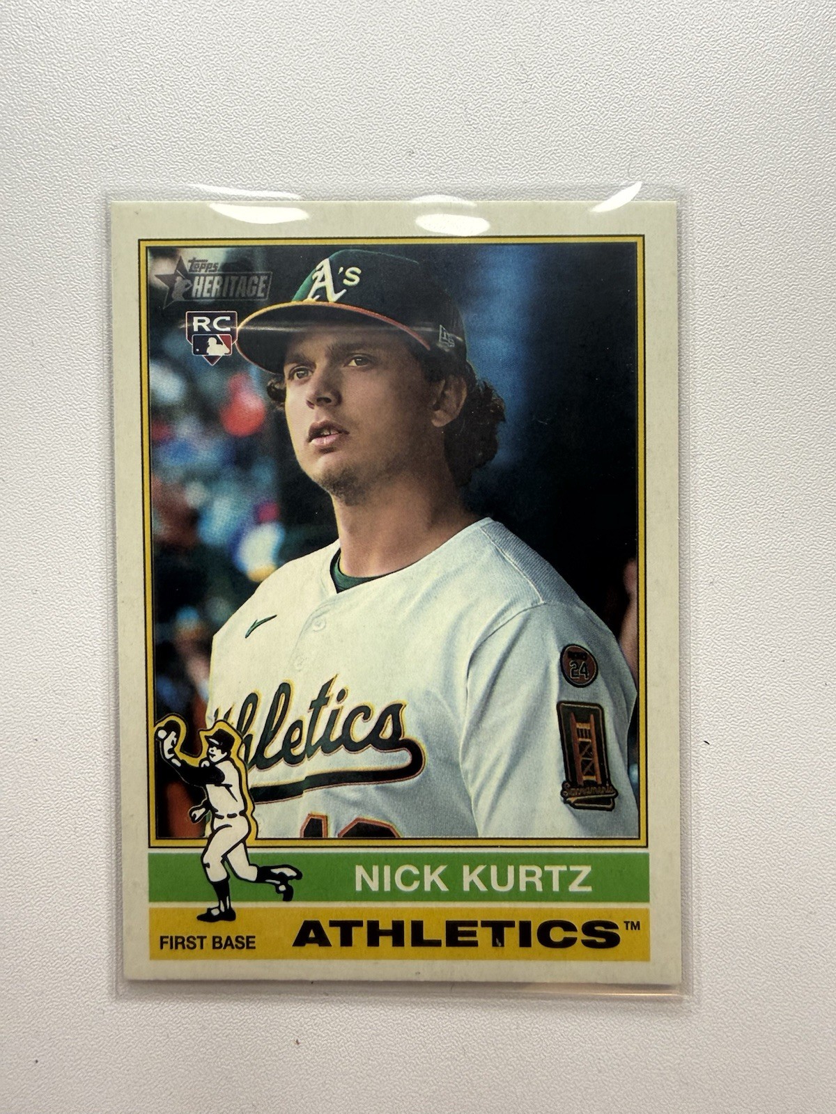 Nick Kurtz - Topps Heritage Rookie Card Base - Trading Card Image