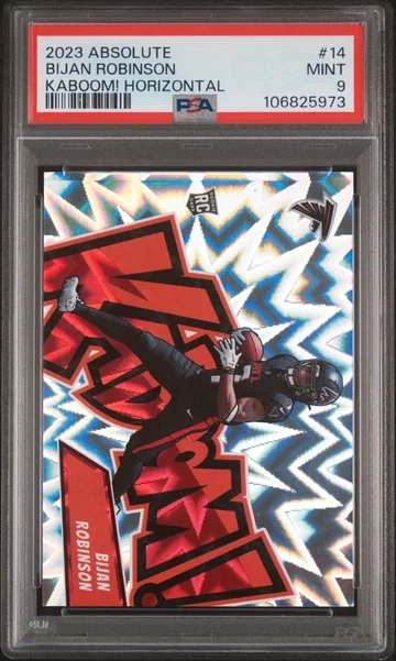 Bijan Robinson Kaboom! Horizontal Kaboom! Horizontal Mint - Trading Card Image