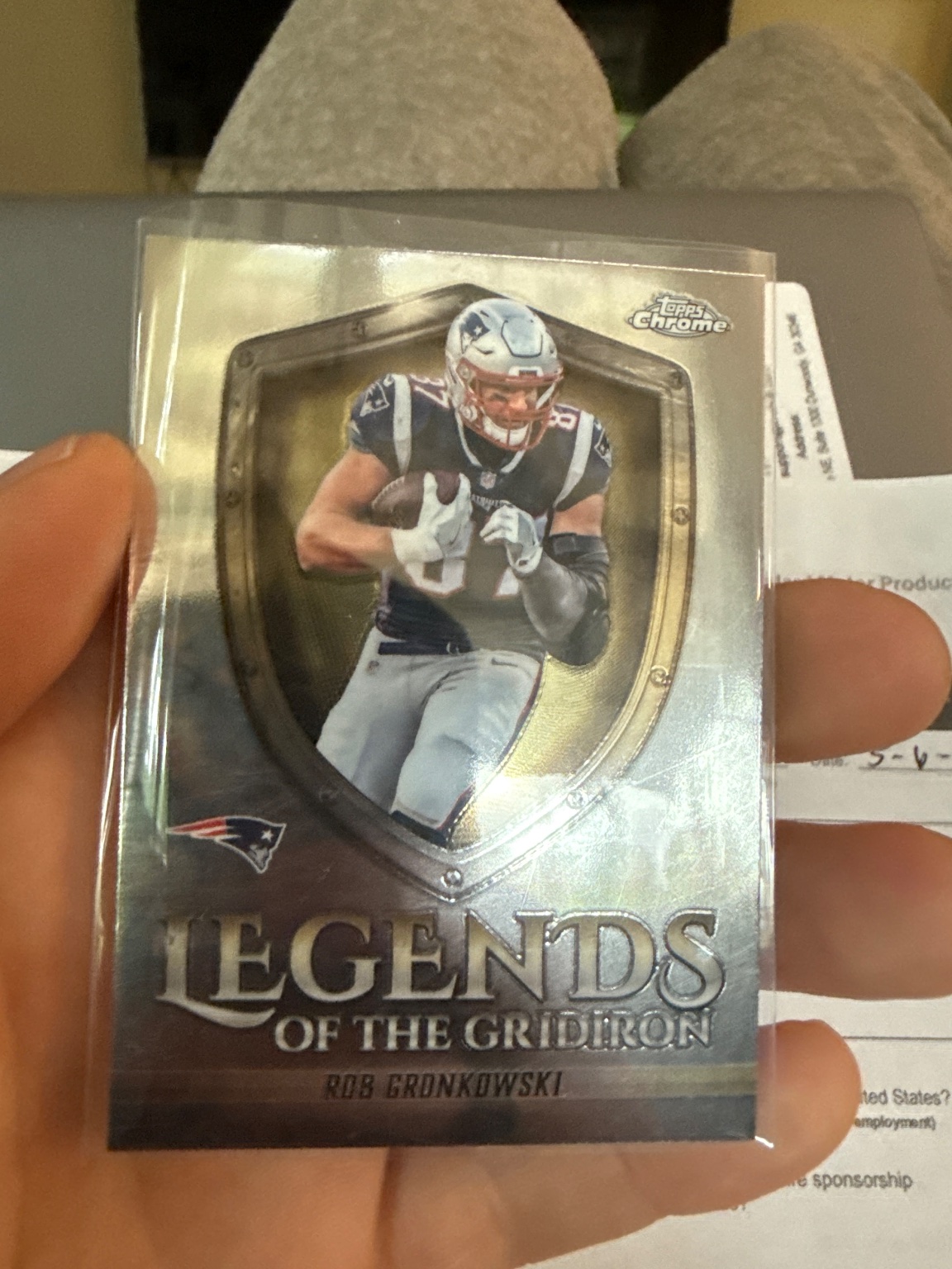 Rob Gronkowski - Legends of the Gridiron Base - Trading Card Image
