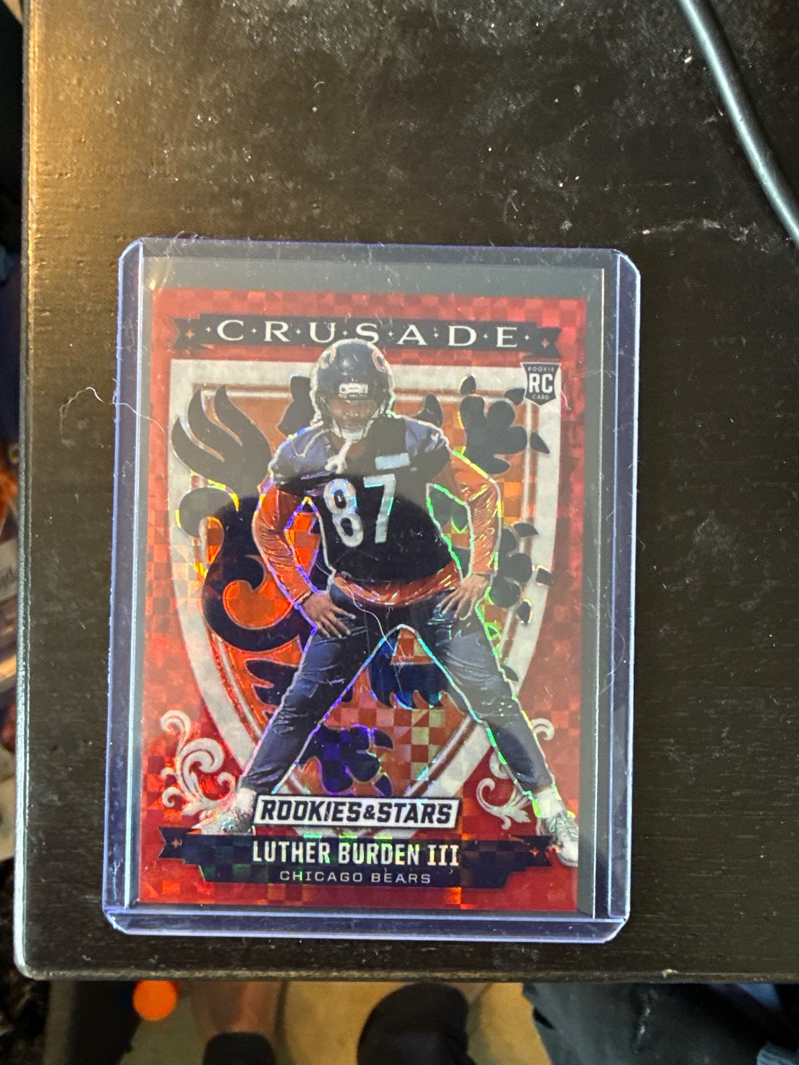 Luther Burden III 2023 Panini Rookies & Stars Crusade Red Prizm Crusade Red Prizm - Trading Card Image
