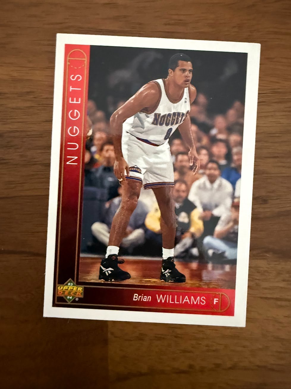 Brian Williams 1993-94 Upper Deck Base Base - Trading Card Image