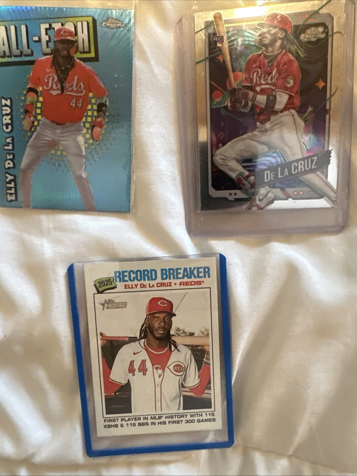 Elly De La Cruz - Topps Chrome All-Etch All-Etch - Trading Card Image