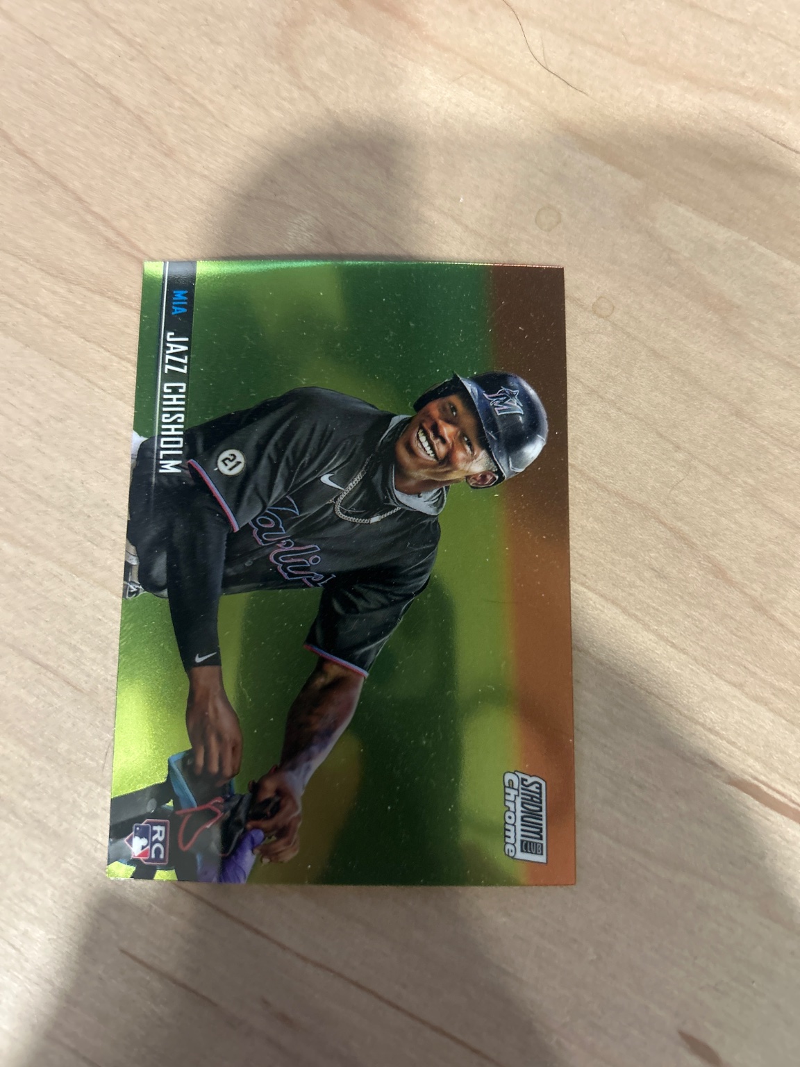 Jazz Chisholm Jr. Rookie Card Base - Trading Card Image