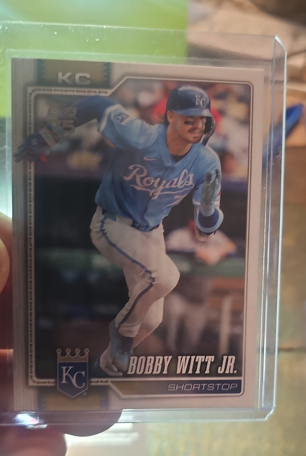 Bobby Witt Jr. 2024 Topps 75th Anniversary Parallel 75th Anniversary Parallel - Trading Card Image