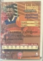 Lindsey Hunter 1993-94 Fleer Ultra Rookie Card Base - Trading Card Image