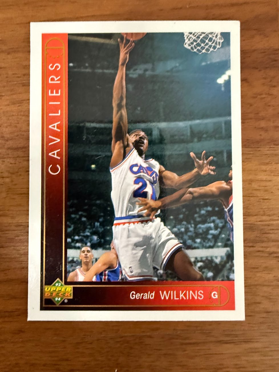 1993-94 Upper Deck Gerald Wilkins #32 Base - Trading Card Image