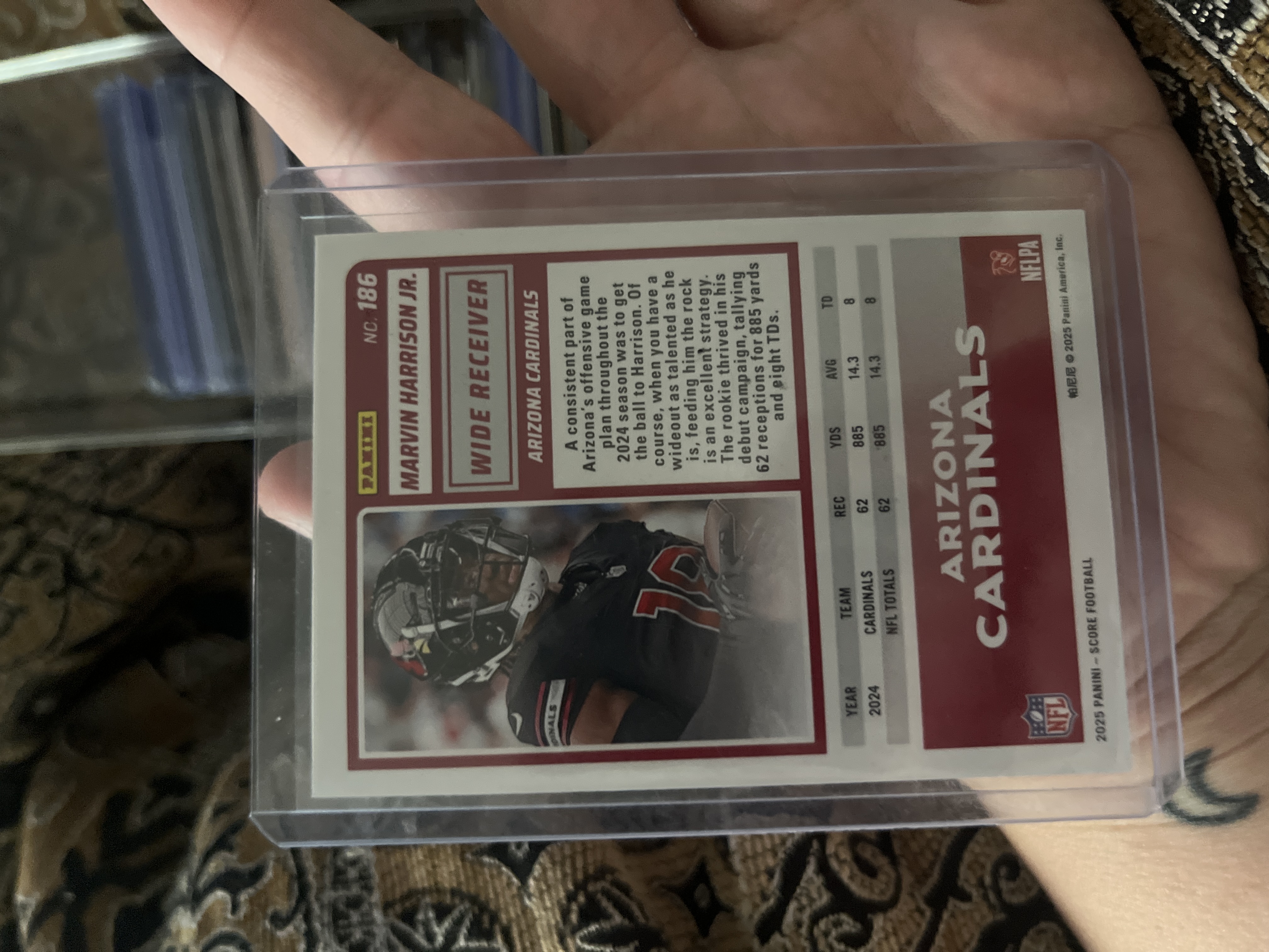 Marvin Harrison Jr. - Score Football Base - Trading Card Image