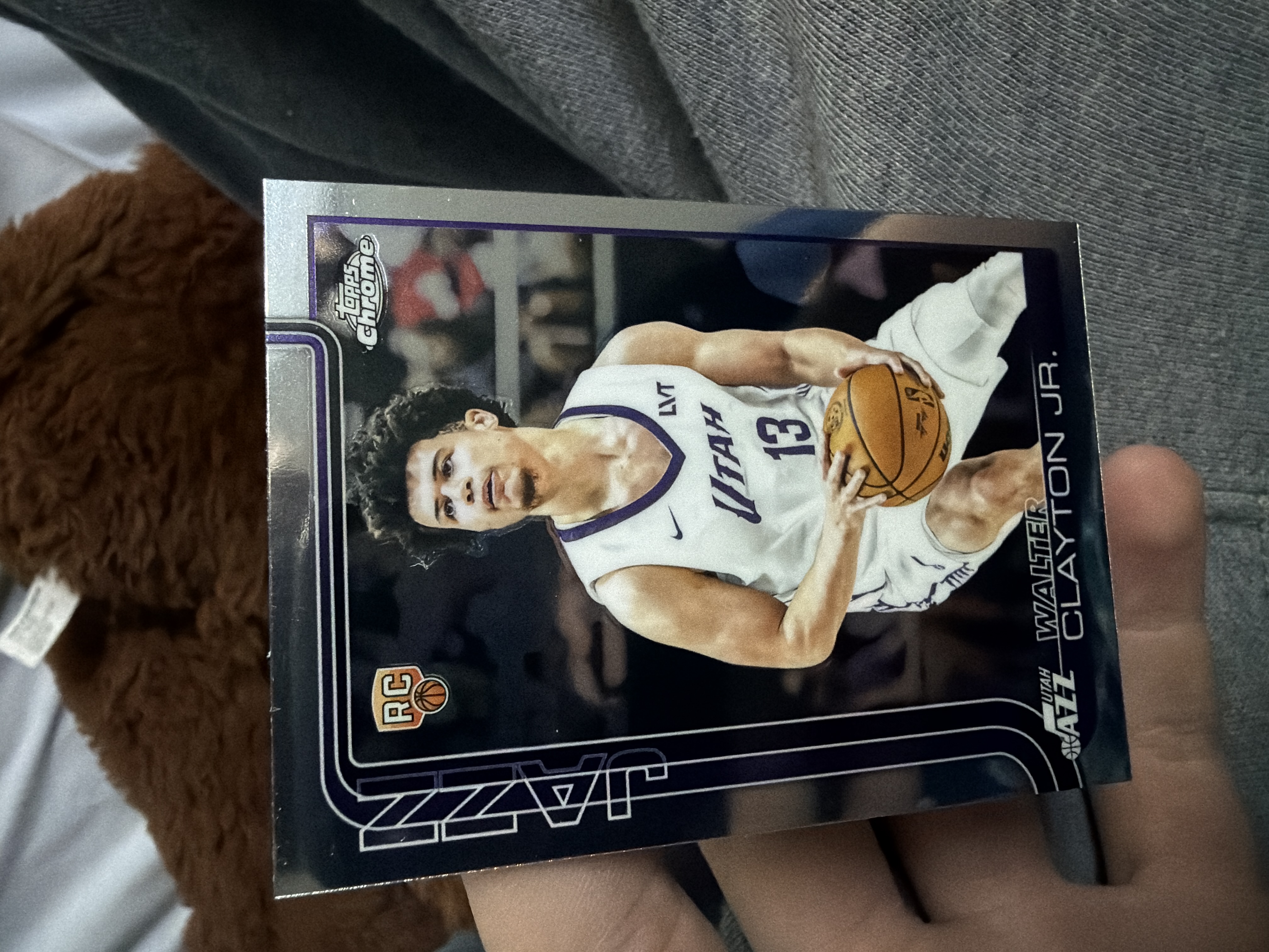 Walter Clayton Jr. Rookie Card Base - Trading Card Image