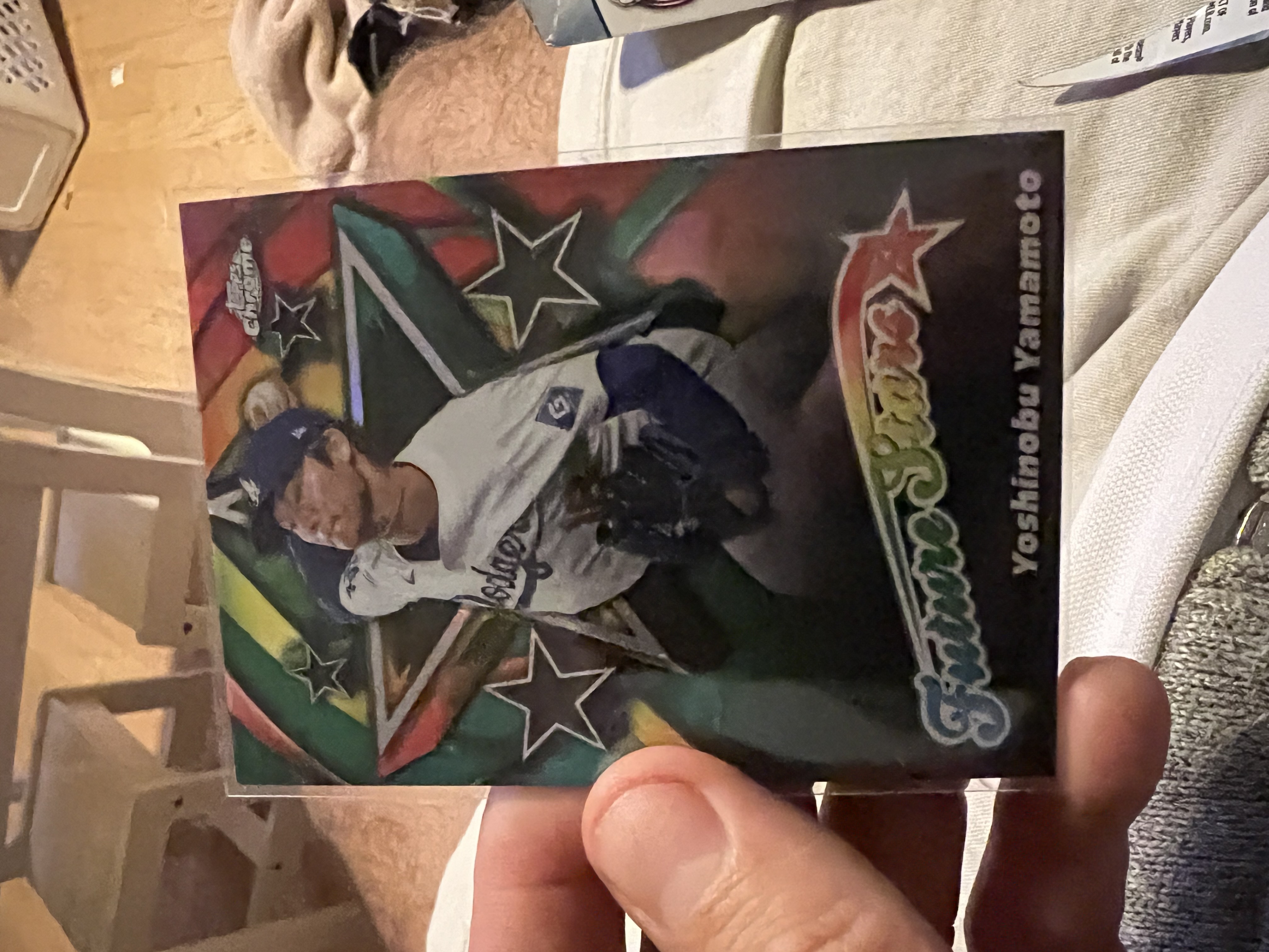 Yoshinobu Yamamoto - Future Stars Future Stars Insert Near Mint - Trading Card Image