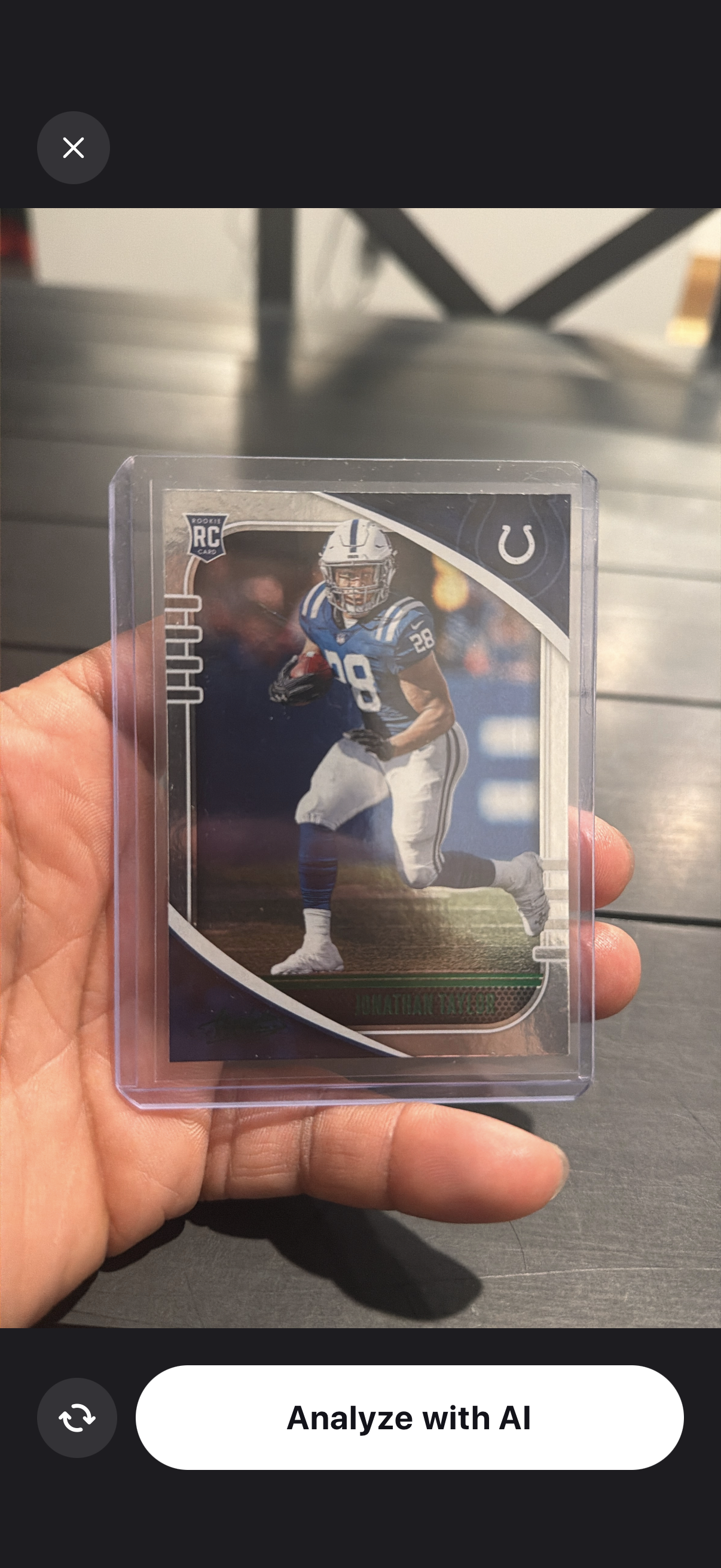 Jonathan Taylor 2020 Panini Absolute Rookie Card Base Near Mint - Trading Card Image