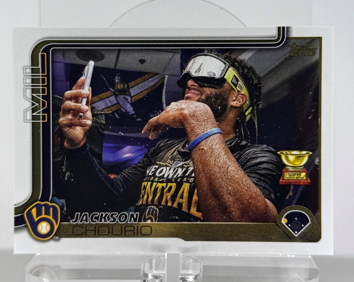Jackson Chourio - Topps All-Star Rookie Base - Trading Card Image