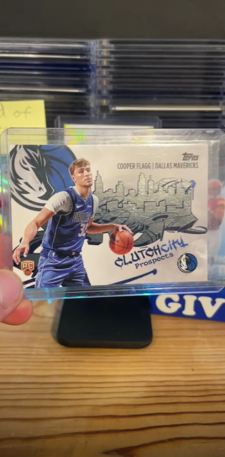 Cooper Flagg Clutch City Prospects Rookie Card