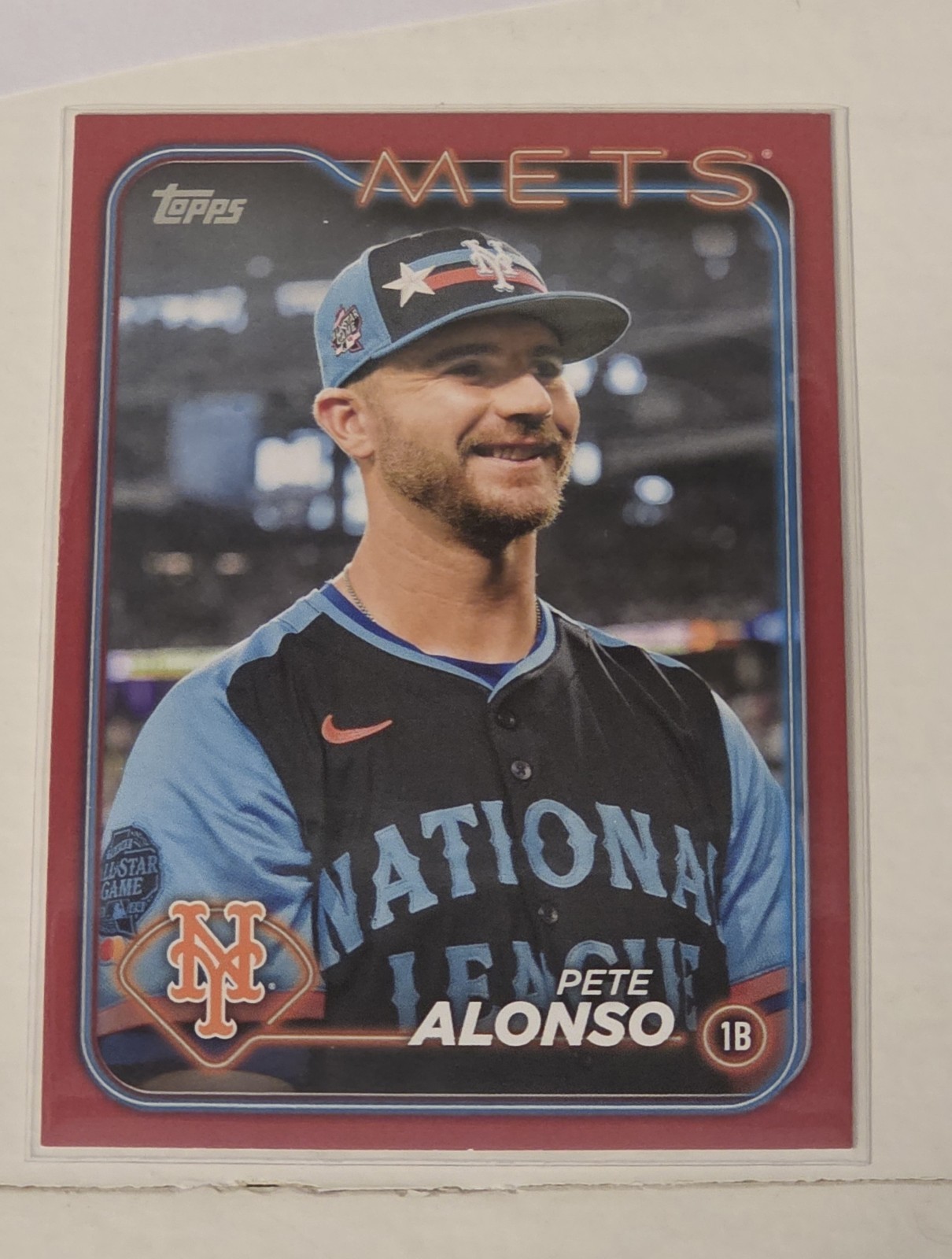 Pete Alonso - 2022 Topps Series 1 Red Border Red Border - Trading Card Image