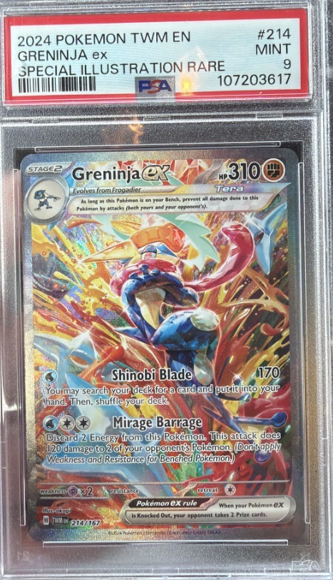 Greninja ex Special Illustration Rare Mint - Trading Card Image