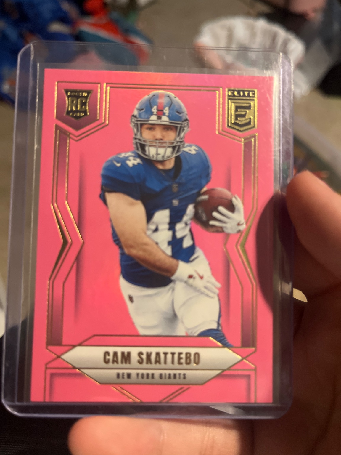 Cam Skattebo Rookie Pink Parallel Pink Parallel - Trading Card Image