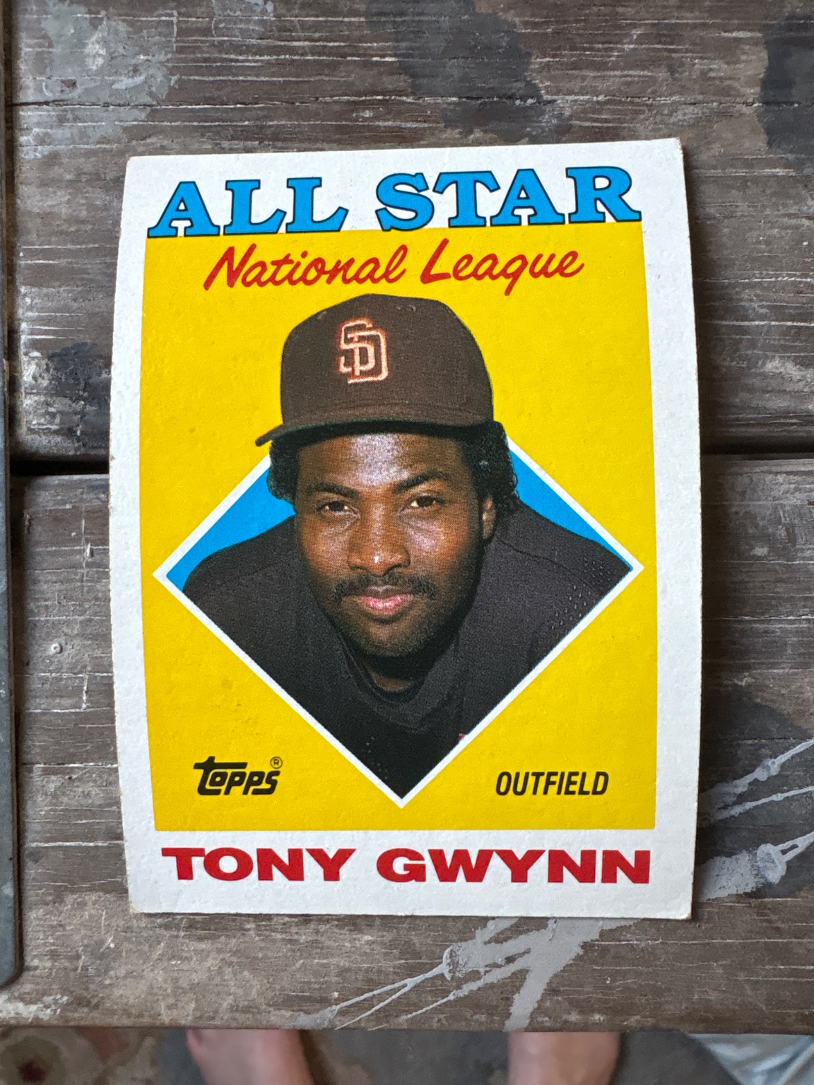 Tony Gwynn 1985 Topps All-Star Base - Trading Card Image