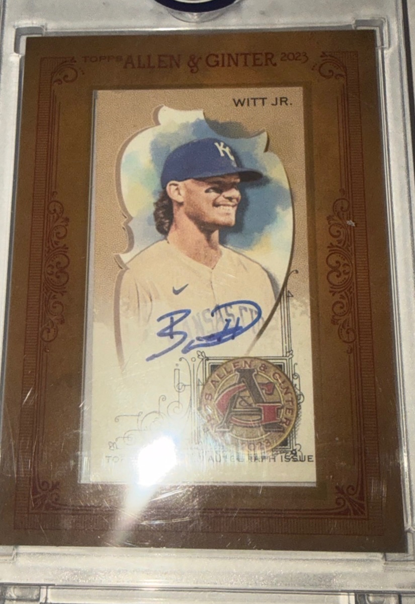 Bobby Witt Jr. Issue Autograph - Trading Card Image