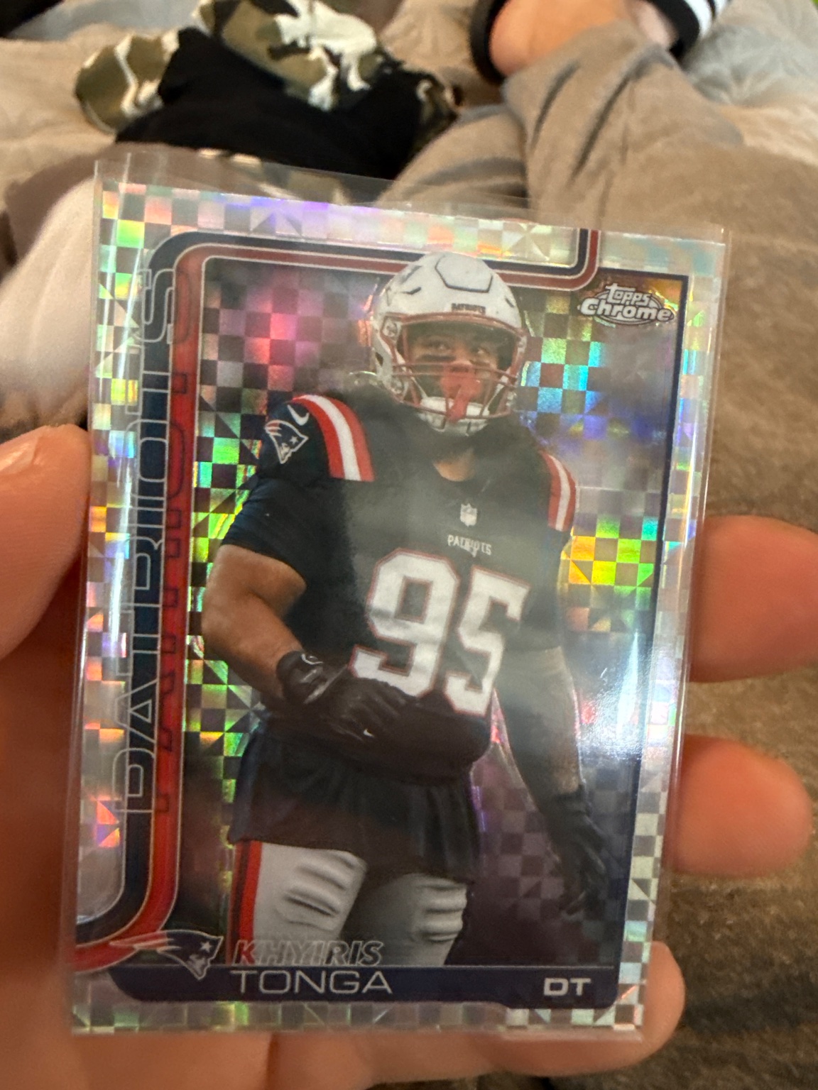 Khyiris Tonga - X-Fractor X-Fractor - Trading Card Image